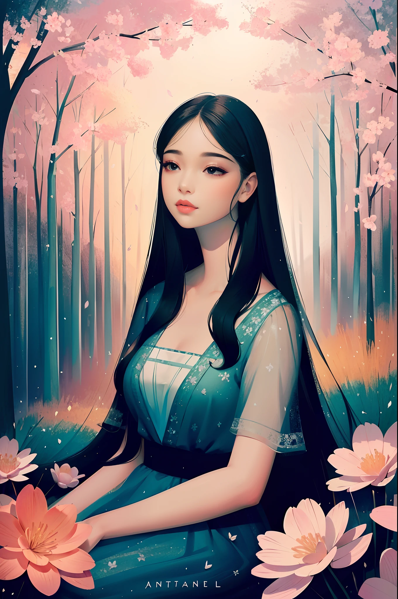 The prompt for generating a stable diffusion image with the theme "A girl in a peaceful garden" can be:

"(best quality, high-resolution, illustration:1.2), long eyelashes, peaceful garden, soft lighting, dreamy atmosphere, magical world, intricate details, gentle smile, summer breeze, cheerful ambiance, dewy skin, wavy hair, flowing attire, blooming flowers, joyful notes, natural portrait, play of light and shadow, serene soul, elegant pose, subtle expression, enchanting eyes, captivating smile, flawless makeup, mysterious flowers, exquisite patterns, horizontal scrolling, tranquil ambiance"