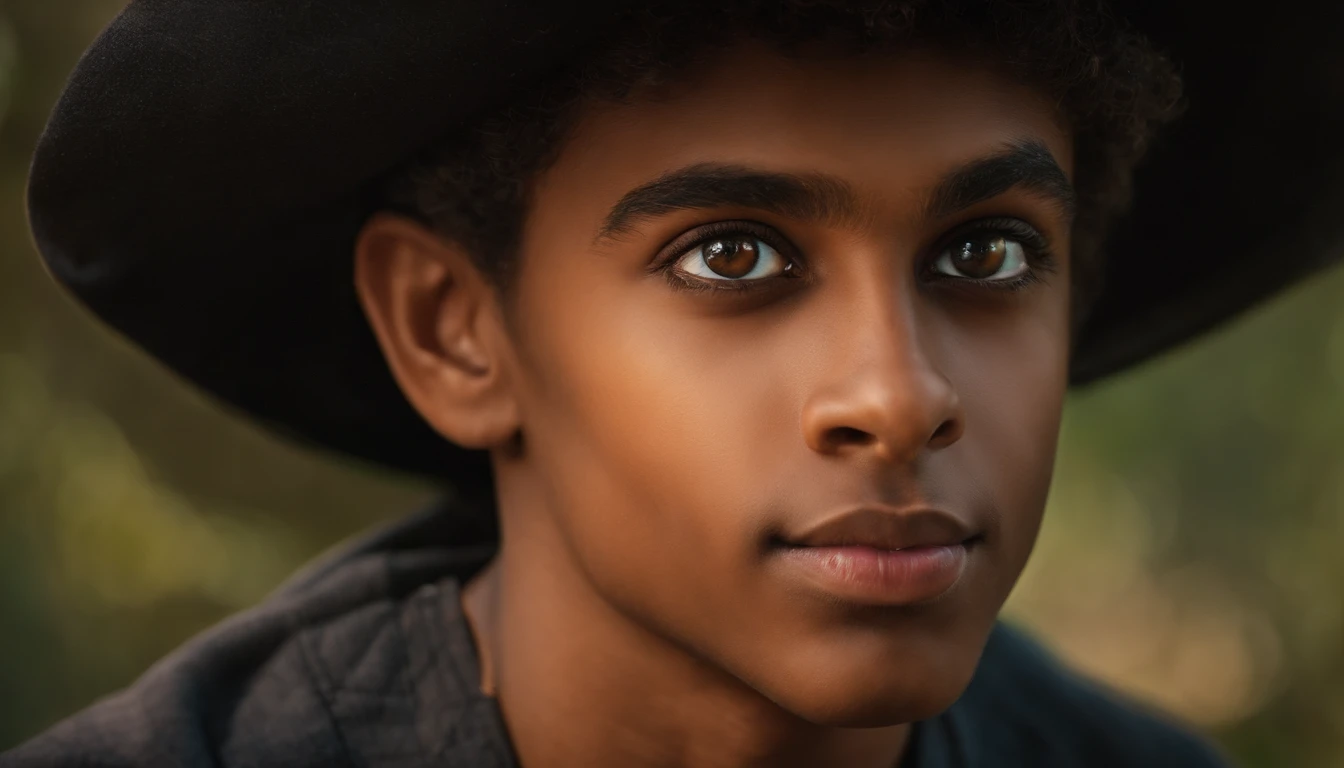 Big eyes,Portrait of a handsome young man