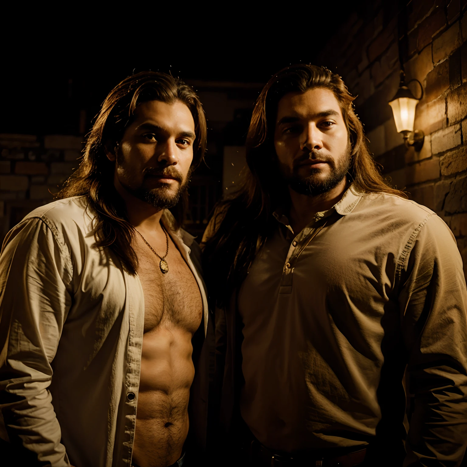 Lion and man