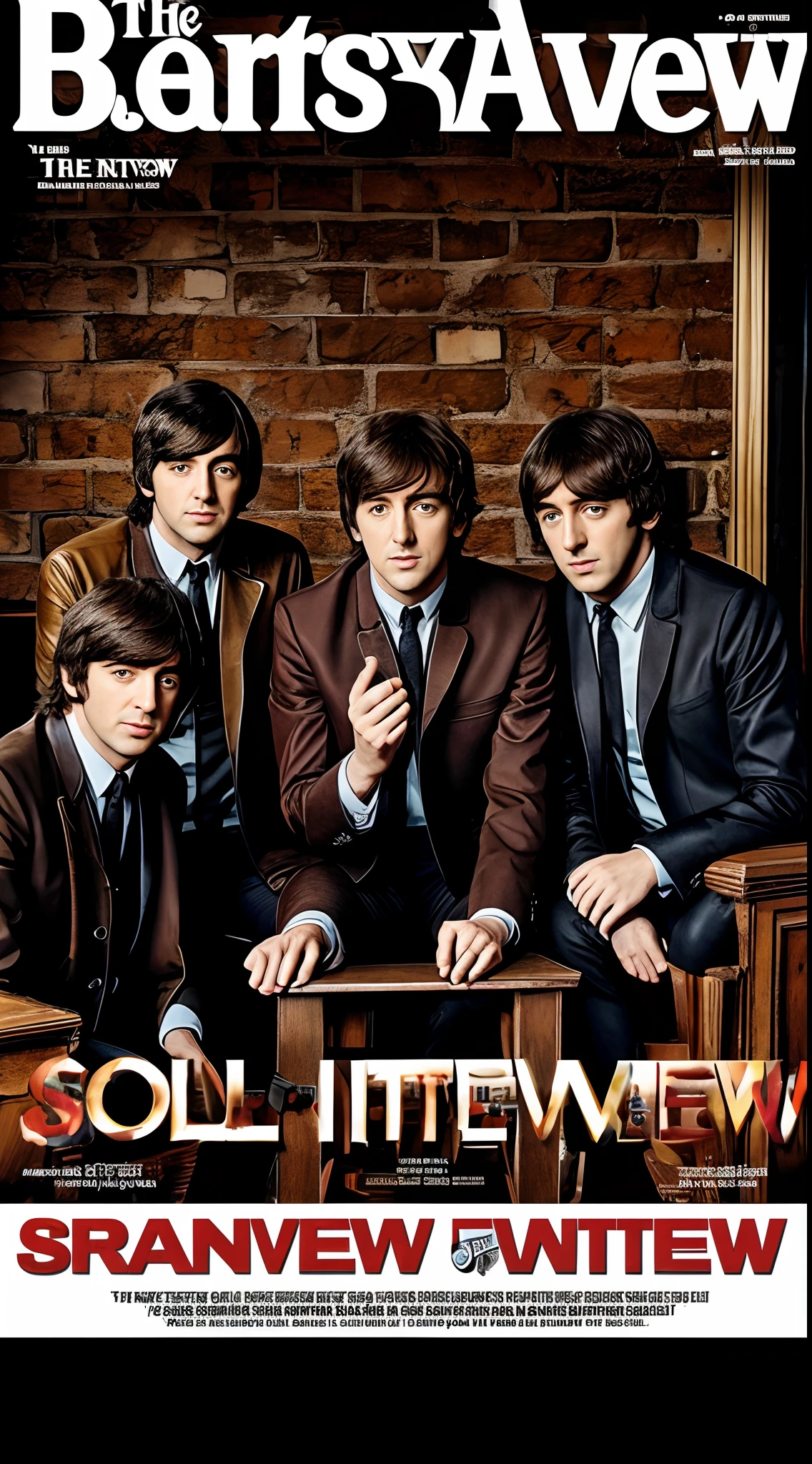 Description of the British rock band The Beatles，Scene of the interview，MagazineCover，