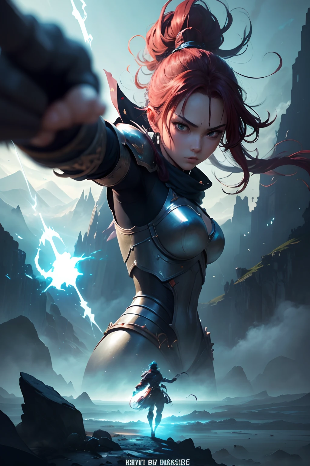 To generate a prompt for a game cover in RPG style with an anime style, minimalist design, and action theme, along with featured photo quality, no name, and no watermark, you can use the following prompt:
"heroic warrior in an epic RPG adventure, vibrant and colorful anime-style artwork, dynamic action scene, masterfully composed with a minimalist design, capturing the essence of the game, (best quality, 4k resolution, high-res, masterpiece:1.2), ultra-detailed character with intricate armor and weapons, intense combat filled with magical spells and special abilities, striking poses and engaging expressions, immersive world with beautiful landscapes and towering castles, attention to lighting and atmospheric effects, no visible name or logo, no watermarks, (RPG style, anime style, minimalist design, action theme), vibrant and bold color palette, masterfully lit with dramatic shadows and highlights."