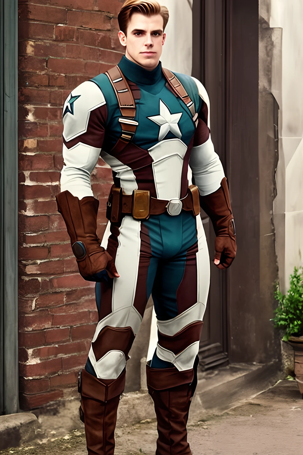 a half rat halt human steve rogers