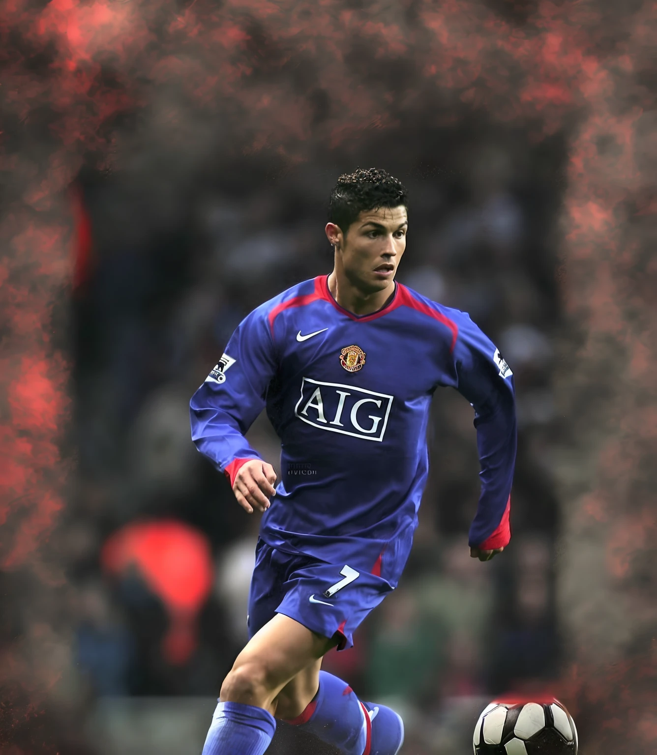 arafed soccer player in blue uniform running with ball, soccer player cristiano ronaldo, cristiano ronaldo, cristiano ronaldo as batman, ronaldo fenomeno, ronaldo luis nazario de lima, portrait of cristiano ronaldo, the best ever, ronaldo, looking threatening, former, 4 0 9 6, enhance