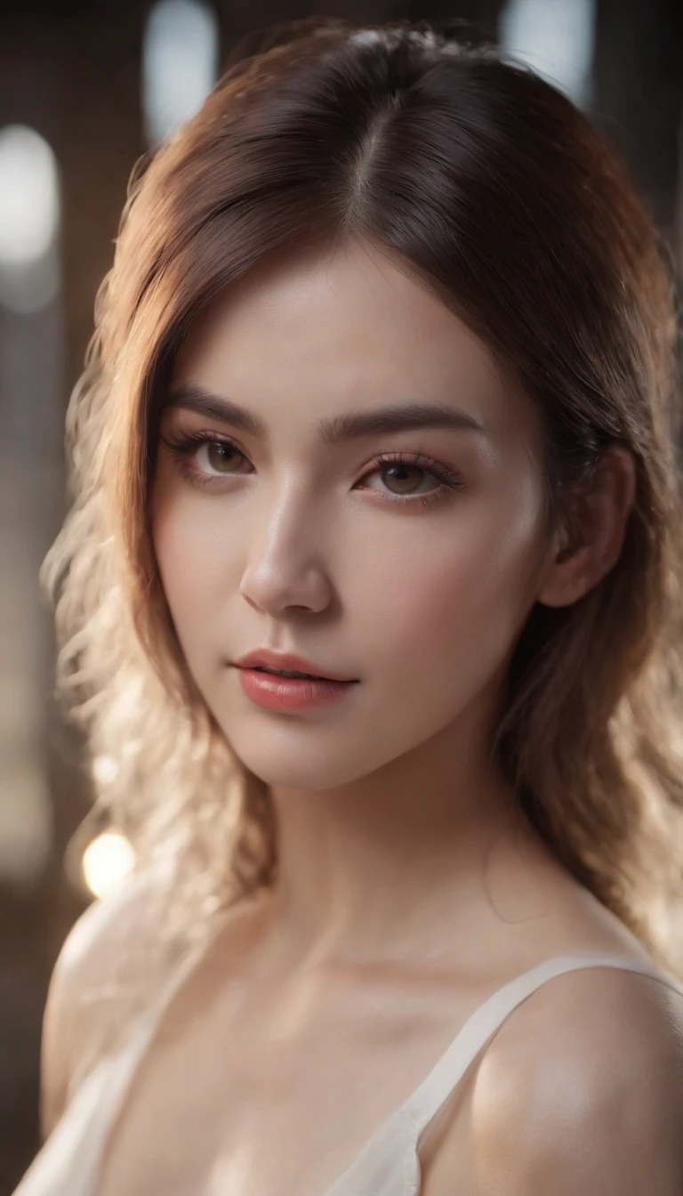 a naked woman, beautiful detailed eyes, beautiful detailed lips, extremely detailed face, long eyelashes, goddess, marble sculpture, classical art, renaissance, chiaroscuro lighting, dramatic shadows, warm color tones, photorealistic, (best quality,4k,8k,highres,masterpiece:1.2),ultra-detailed,(realistic,photorealistic,photo-realistic:1.37),studio lighting,extreme detail description,professional