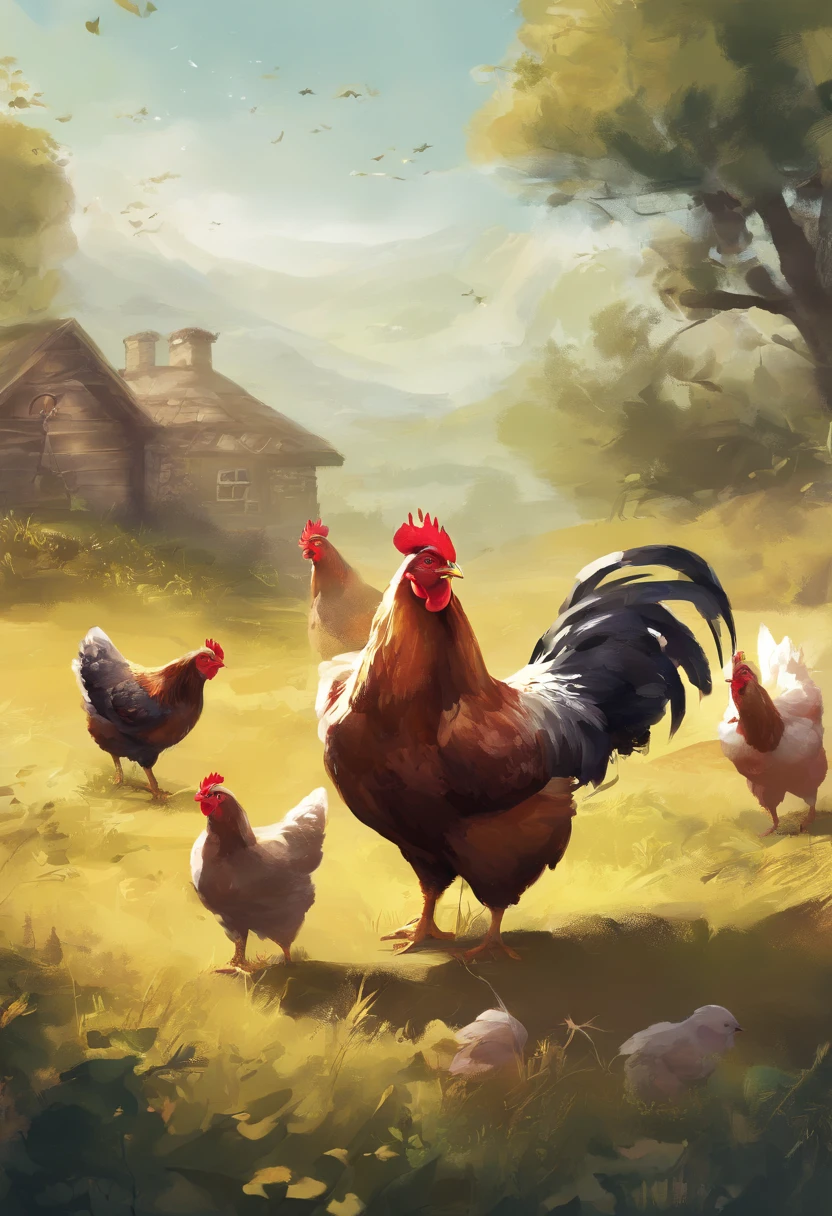 Make a video of 7 grass-fed chickens