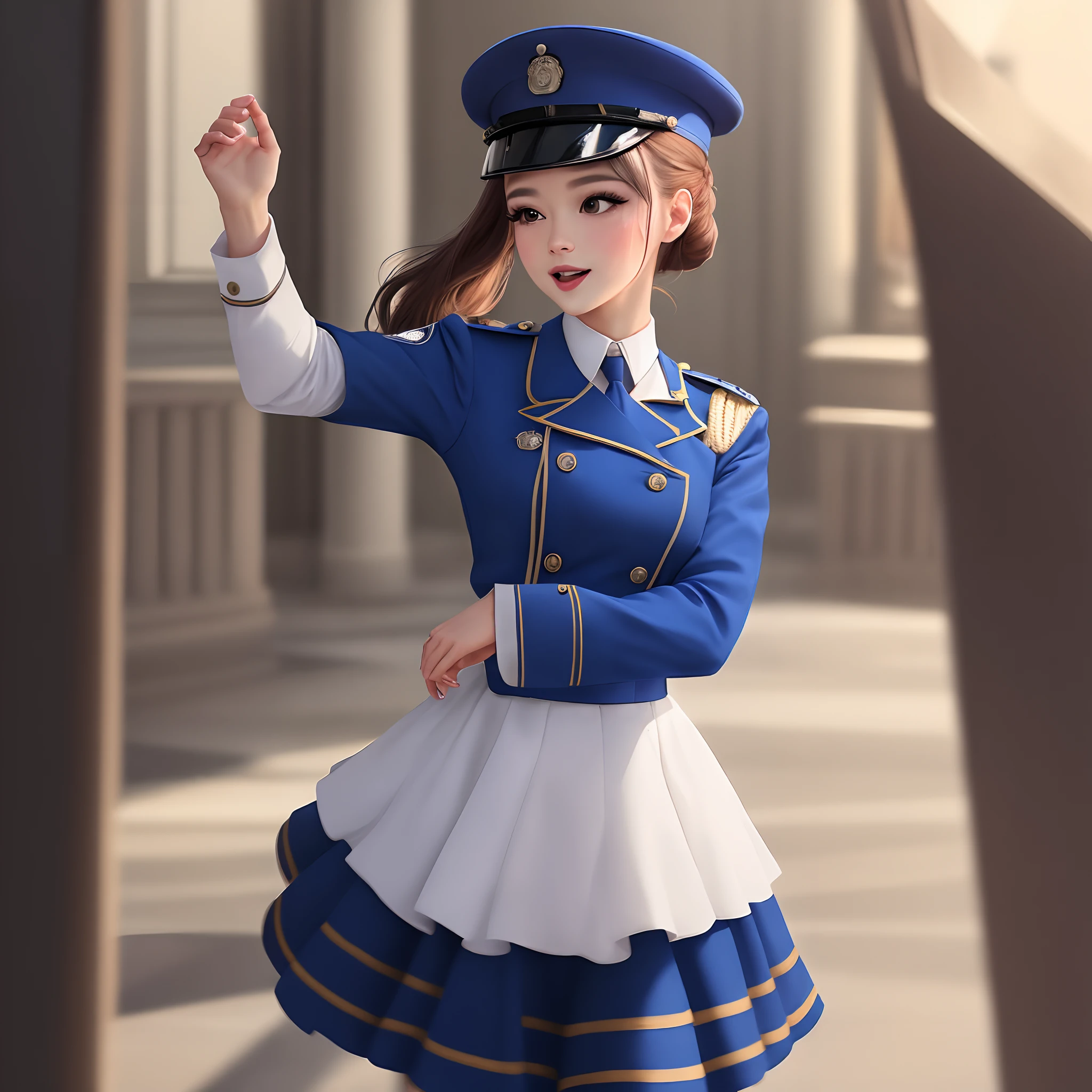Beauty in Uniform Dancing Video