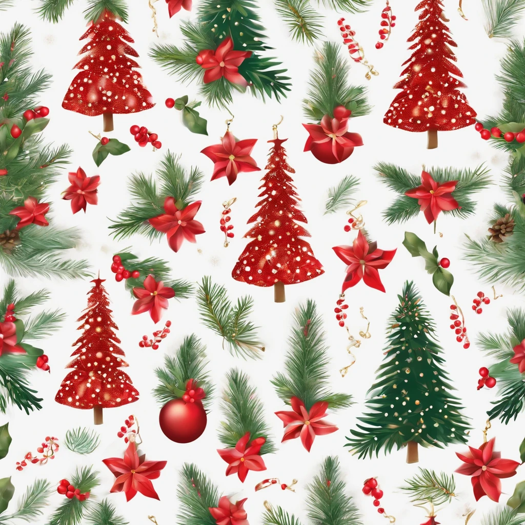 create a sticker of christmas tree