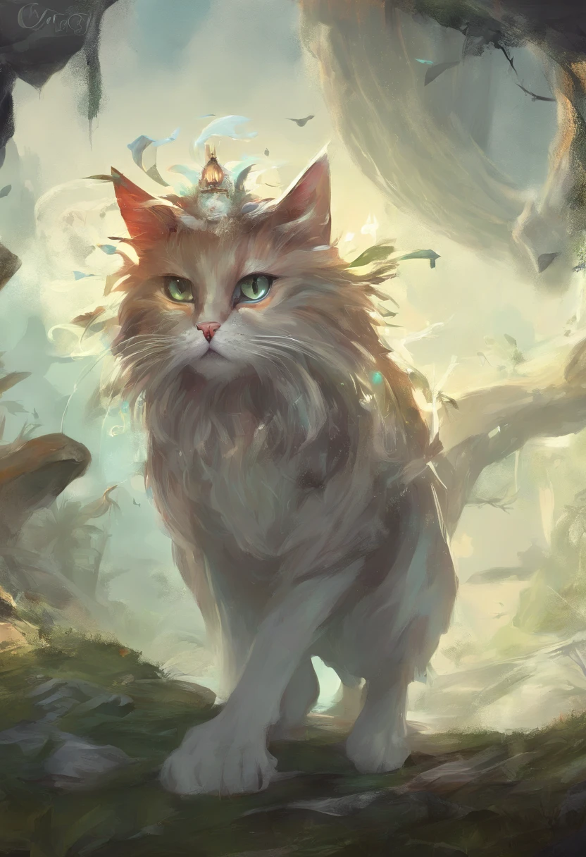 Cat Clean Fantasy Head