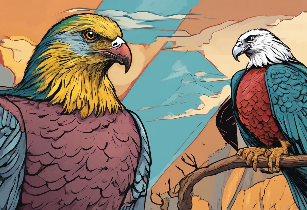 Pigeons and eagles