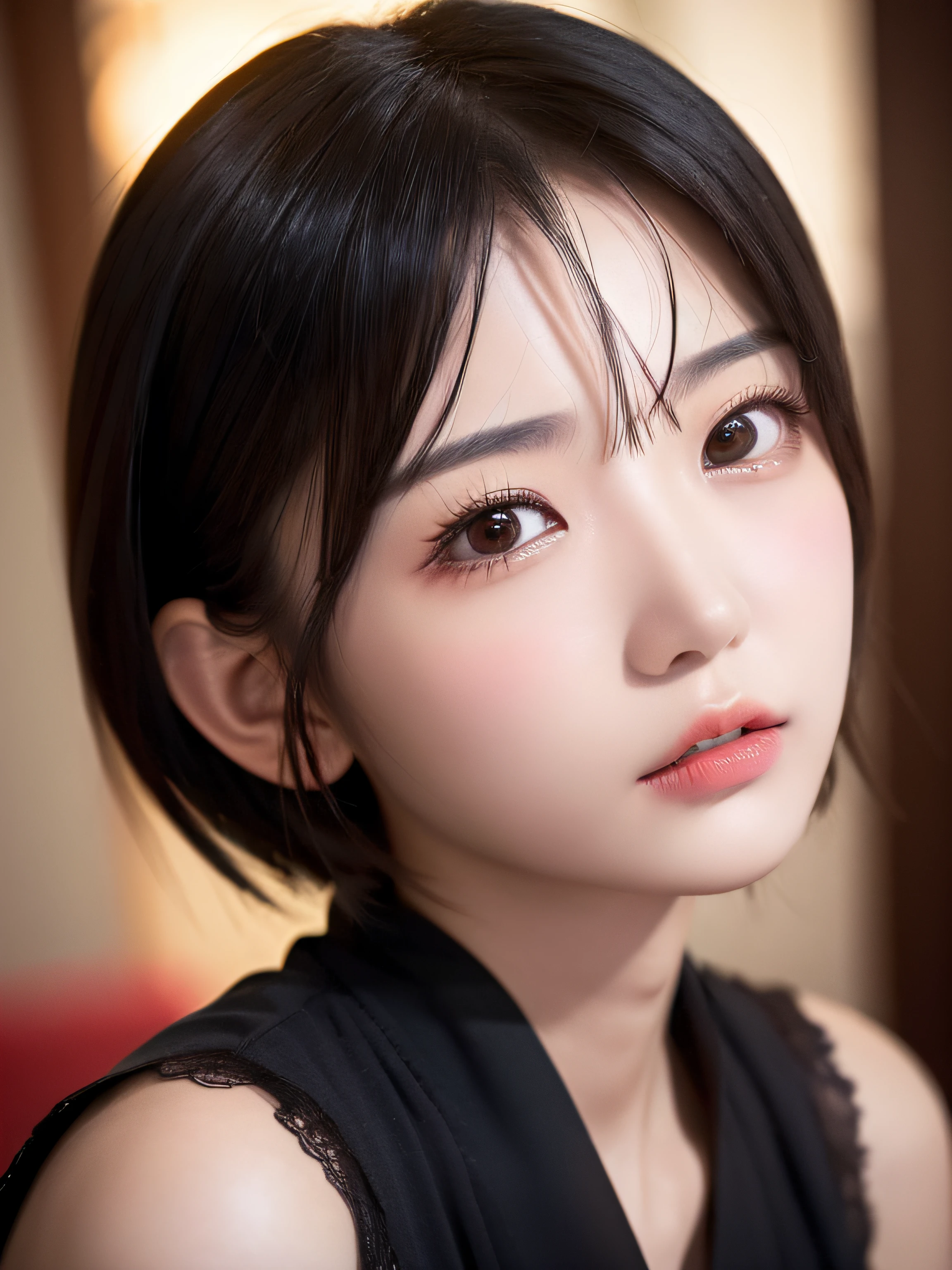 (yinchuan:1.5), close up, masterpiece, best quality, raw photo, photorealistic, face, incredibly absurdres, beautiful girl, cute, short hair, depth of field, highres, ultra-detailed, finely detail, extremely detailed, extremely detailed eyes and face, sharp pupils, realistic pupils, sharp focus, ccinematic lighting