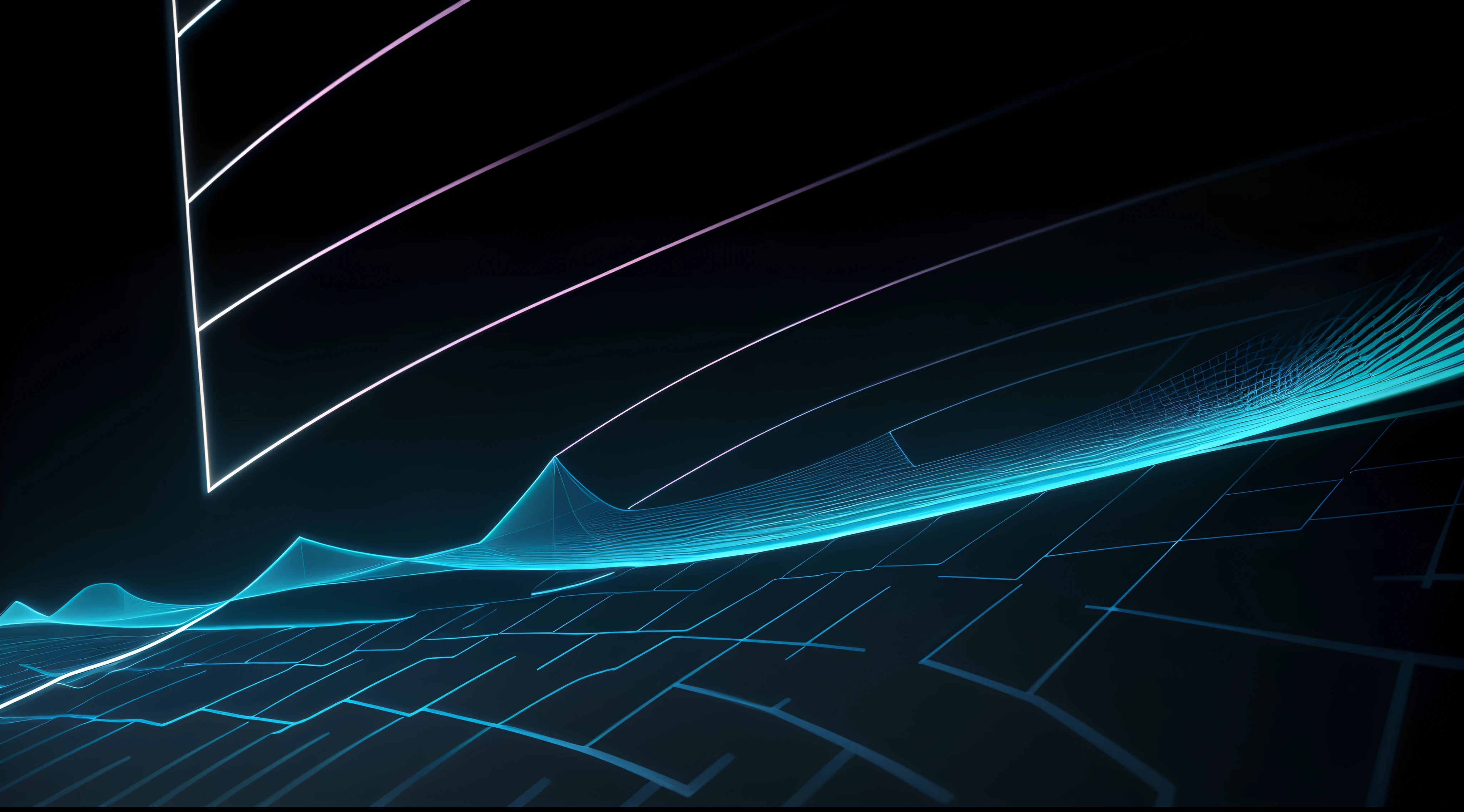 Engaging 3D visualization featuring stunning graphs、glinting