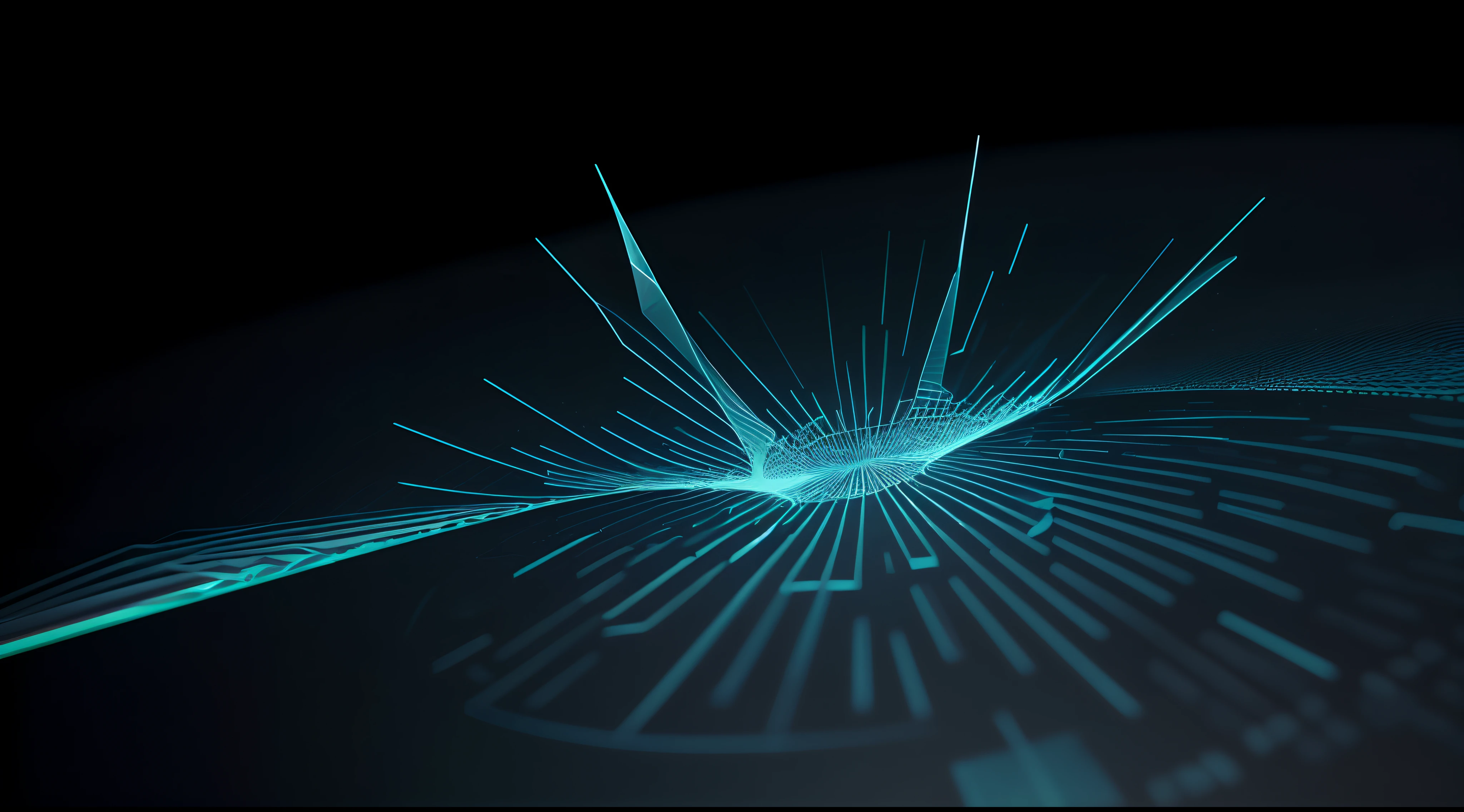 Engaging 3D visualization featuring stunning graphs、glinting