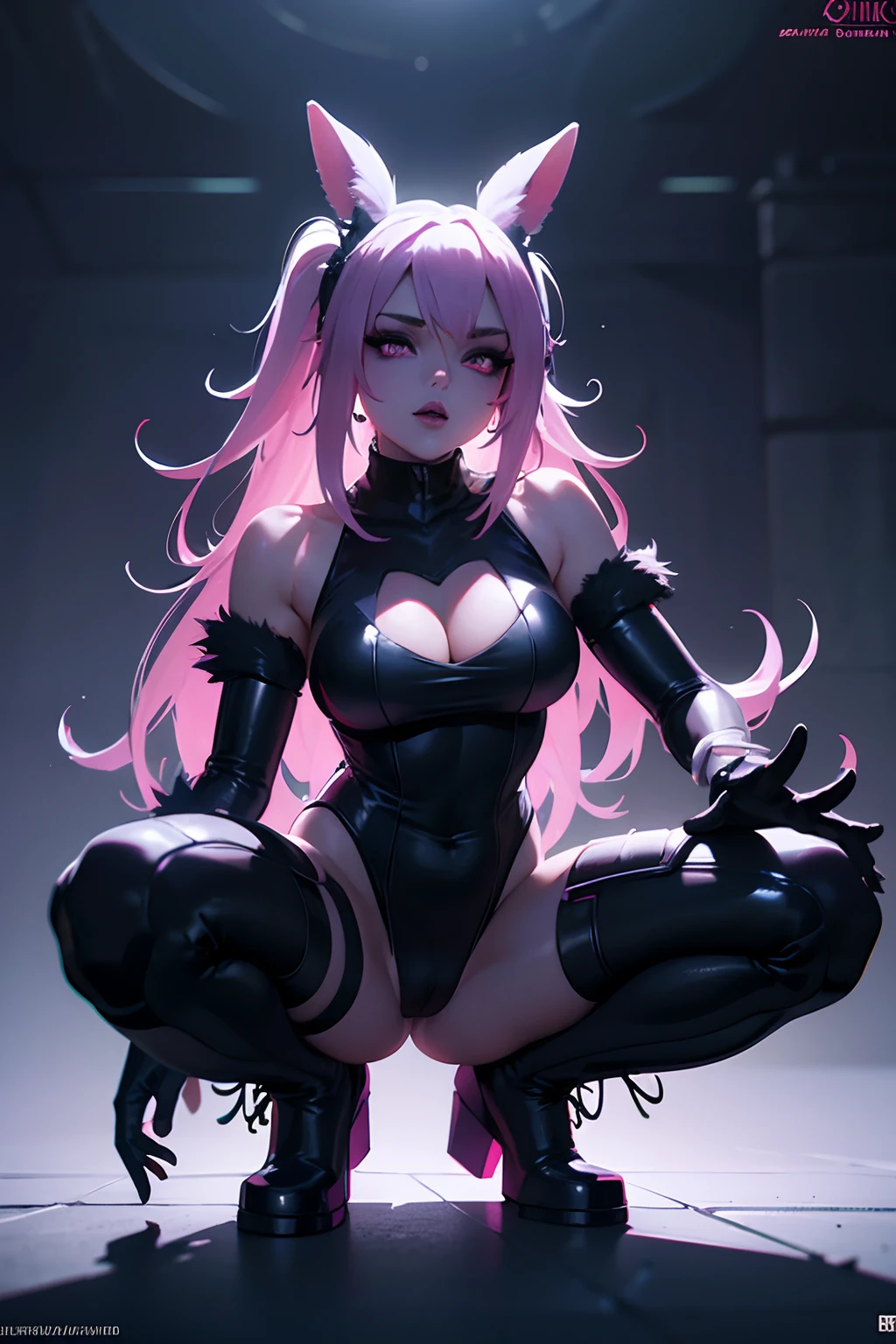 (demon form:1), Verosika Mayday, (black and offwhite don with black deTailpussys:1.5), (x and o on don), (don, black thigh high socks, black heels:1.2), (rose red skin, offwhite/pink  hair, loose hair, long hair, demon:1.2), (hot pink skin, demon, together:1.2), (pink eyes, pink eyes e amarelo brilhantes, demon eyes, yellow sclera:1.2), (demon girl, pele colorfully, rose red skin, antlers, esclera colorfully, yellow sclera, Tailpussy, torn garments, maxi don, offwhite long gloves), (realisitic:1.2),  (work of art:1.2), (full body shot shot:1),(Tiro de cowboy:1.2), hell beach background, Neon lighting, dark romantic lighting, (highly deTailpussyed:1.2),(deTailpussyed face:1.2), (gradients), colorfully, deTailpussyed eyes, (deTailpussyed landscape:1.2), (natural lighting:1.2),(deTailpussyed background),deTailpussyed landscape, (dynamic pose:1.2), Accurate shot, standing alone, 