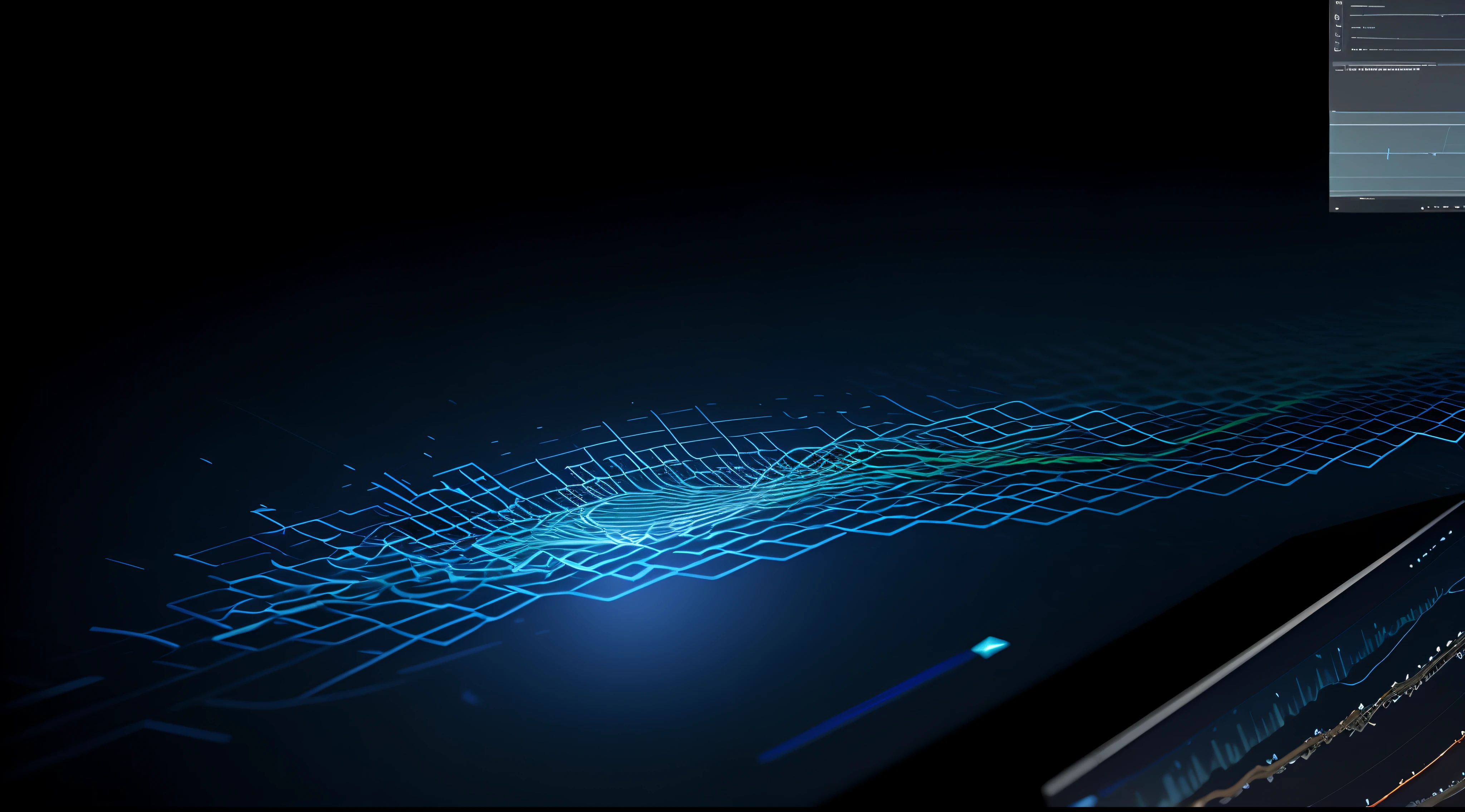 Engaging 3D visualization featuring stunning graphs、glinting