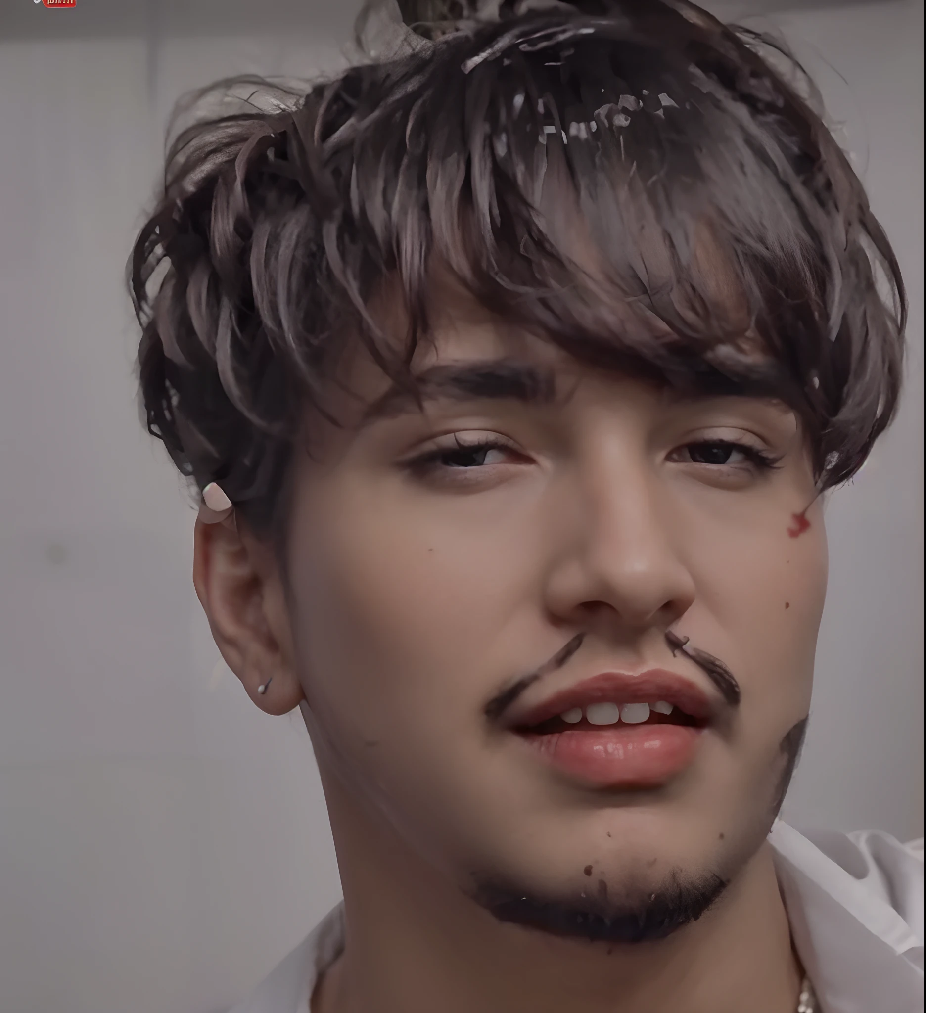 Face with vampire theme