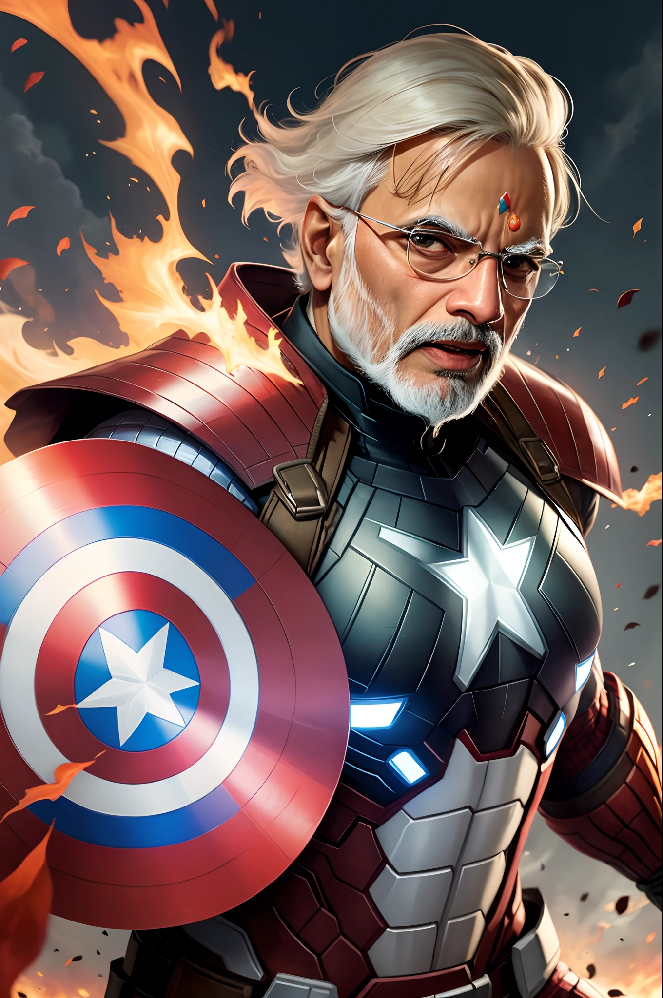 modi as an Avenger