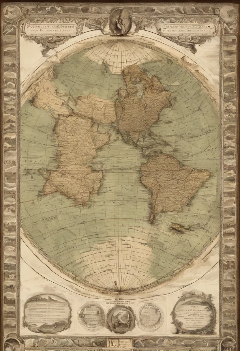 Map of the most famous climatic zones in the world,Wild Map, Face to face with the world map,Insanely super detailed, very accurate and detailed,Highly detailed map, Exquisite 3D maps, Continents with detailed white rings、Surrounded by a continent of white rings、A continent surrounded by white、A continent surrounded by white