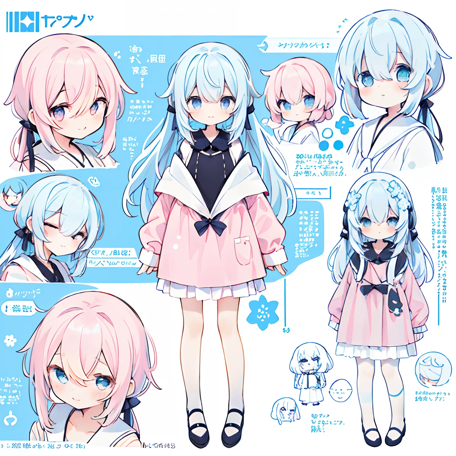 (PastelColors:1.5)、(Cute illustration:1.5)、(1 girl:1.0)、hair between eye、 hair between eye, 1人、full body Esbian、depth of fields、Deformed Character、Mini Character Girl、loose、Potato、Pale dull color、White Standard、Stretch out both hands、short limbs、Cute smile、Intriguing desire for asylum、Loose world、one girls、Deformed illustration、Mini Character Illustration、(Only one girl:1.4)、(Standing picture:1.2)、(real name:1.4)