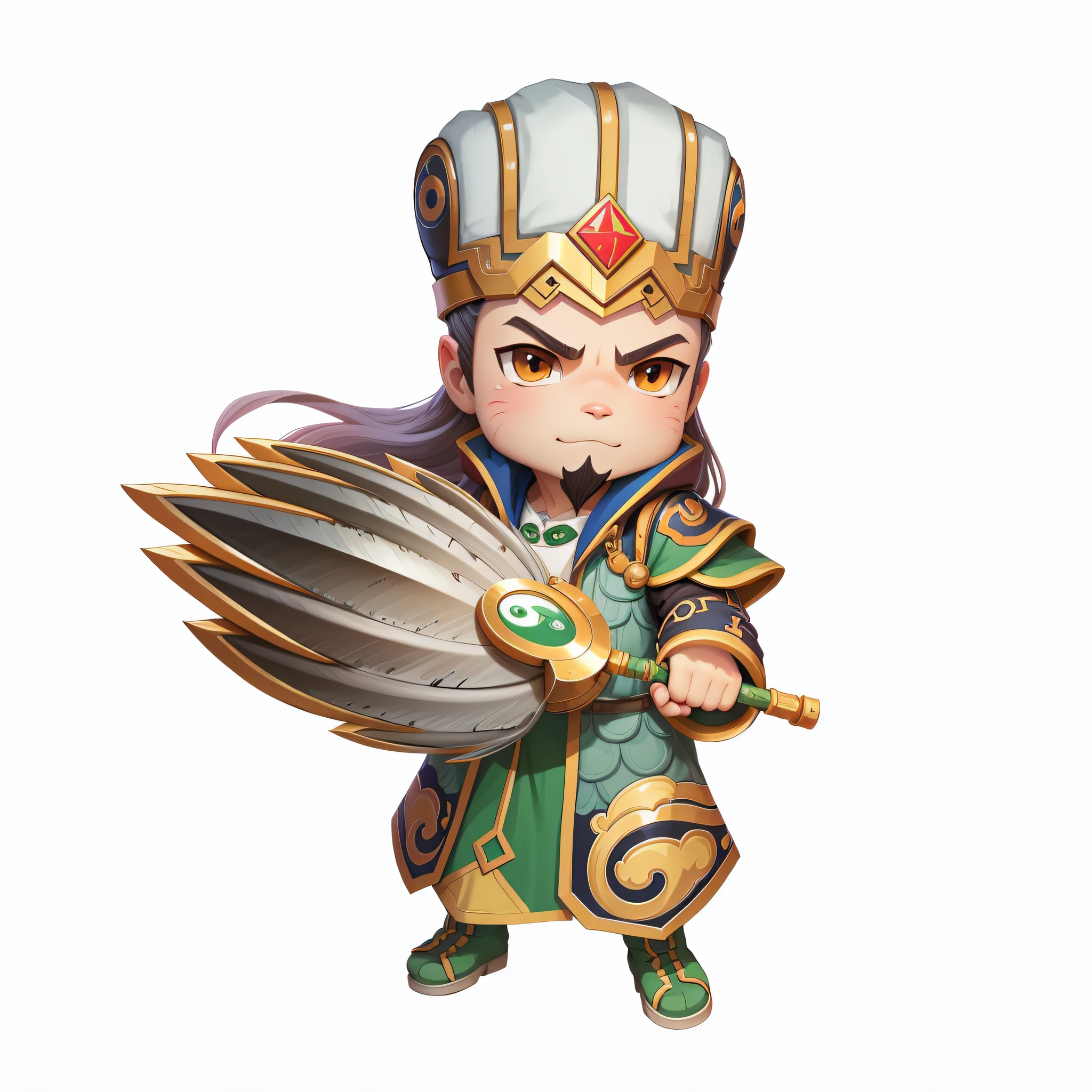 mtu,Zhuge Liang,Lupine towel,Simple art style