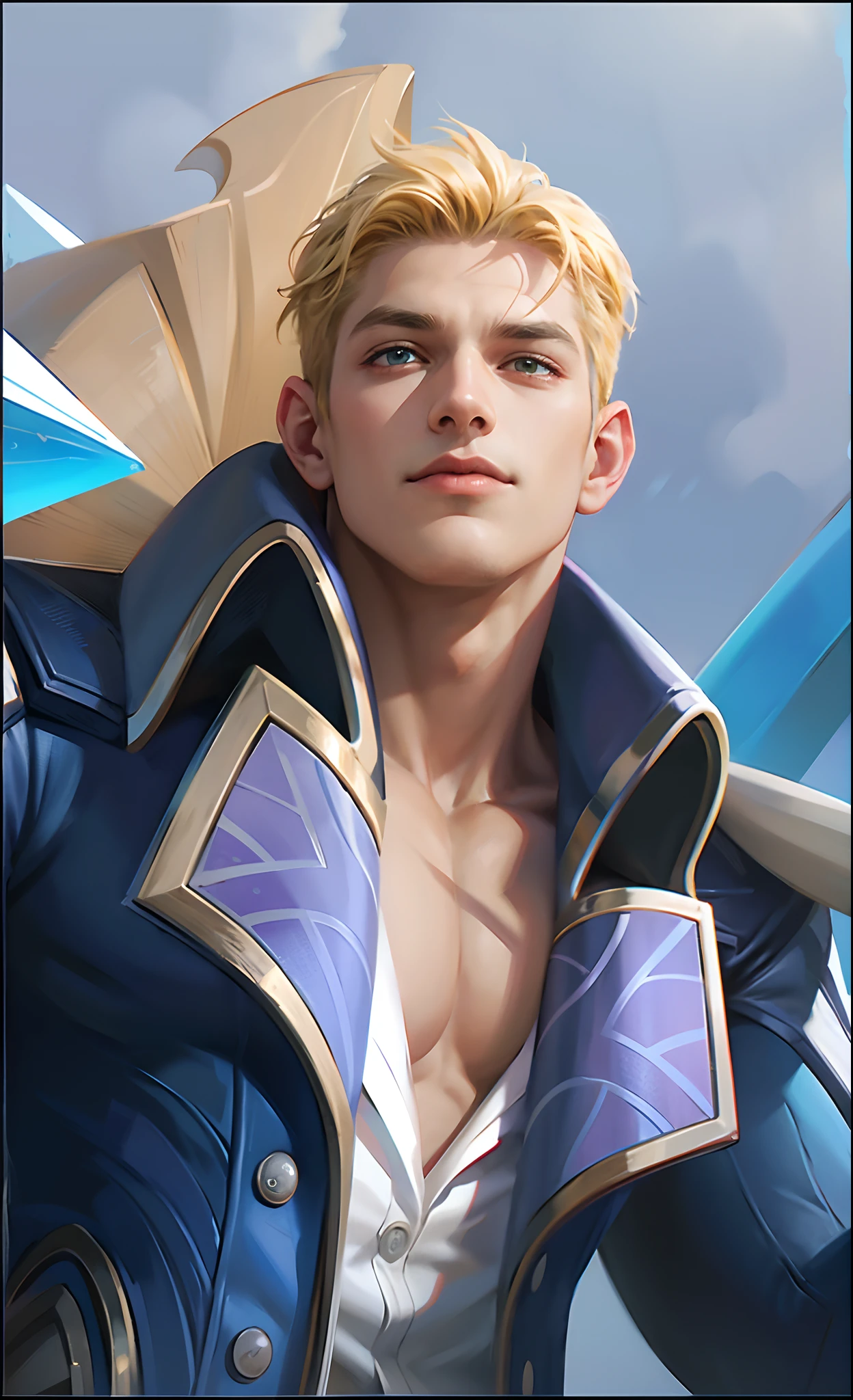 Best quality, masterpiece, detailed skin texture, detailed clothes texture, detailed face, super detail, 8k, intricate detail, 1 boy, The color doesn't change, Muscle guy, 1 guy