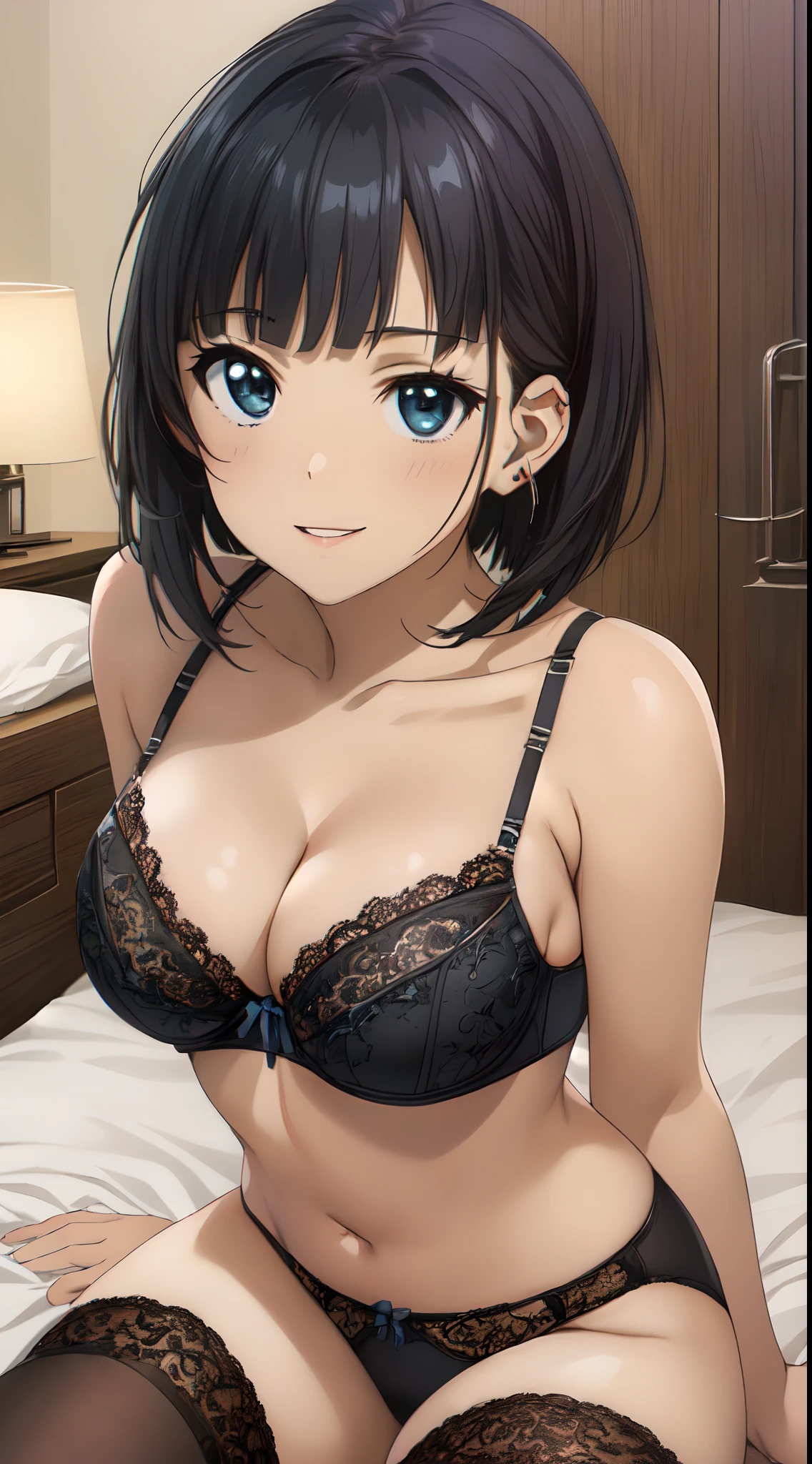 Official art,(very precise details,Ultra High Resolution:1.5),(Highly detailed CG Unity 8K:1.5),(A slender:1.5),Perfect litthing,colourfull,Bright Front face Illuminating,laying on back,hairpin,(Naoha Kirigaya:1.5),(Perfect female body:1.4),(Spread legs:1.1),(Short hair:1.4),(Bob with bangs,bob cuts:1.4),(sharpnes:1.4),(Curve,Model,glamor:1.5),(H Cup Bust:1.4),(Realistic, hyper realisitic:1.5),(beautiful hands of a woman:1.4),(Bedroom,on the bed:1.4),Black underwear,(A slender:1.4),(sharpnes:1.5),(beutiful breast,perfect chest,appealing breasts,Round chest of drawers:1.2),(parted_Lips:1.4),(sitting on,Kneel:1.4),(Infirmary,White bed:1.5),(Seductive smile:1.4),(Bangs parted in the middle, Hair pulled back:1.5),(Black underwear:1.4),(Highly detailed bra,Rajbra,Ren Hao,Lace-trimmed bra,Lace-trimmed legwear:1.4),green colored eyes,A dark-haired,clean ears,(Parted bangs:1.3),Hairpin,Looking over here,
Anime girl in underwear, a hyperrealistic schoolgirl, beautiful anime high school girl, Seductive Anime Girl, School Girl, Fine details. girls' frontline, from girls frontline, marin kitagawa fanart, Cute Schoolgirl, blonde anime girl with long hair, charming anime girls,