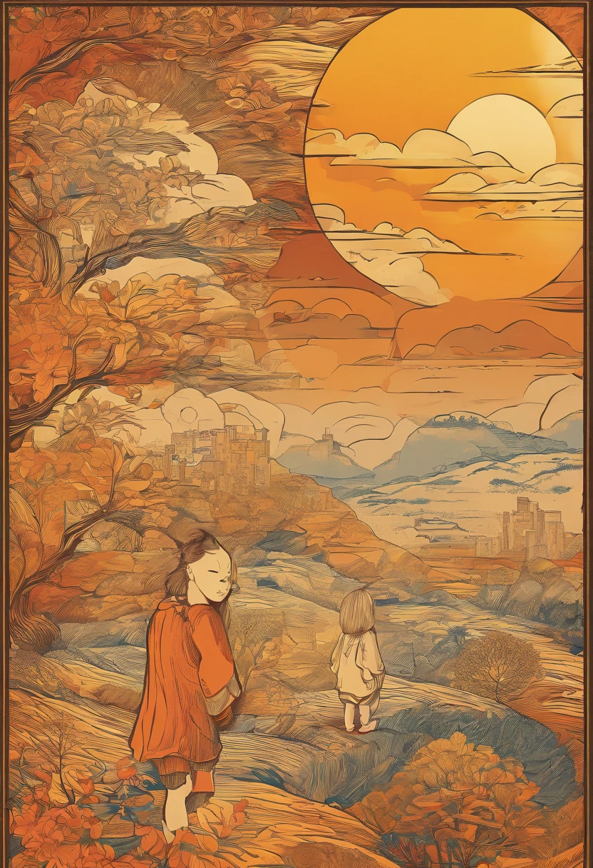 createCanvas(width, height)
drawBackground(sunsetColors)
drawAsianMother(motherPosition, motherColor)
drawChild(childPosition, childAge)
addRealTexture(textureType)
addWarmthAtmosphere(warmthLevel)
displayImage()