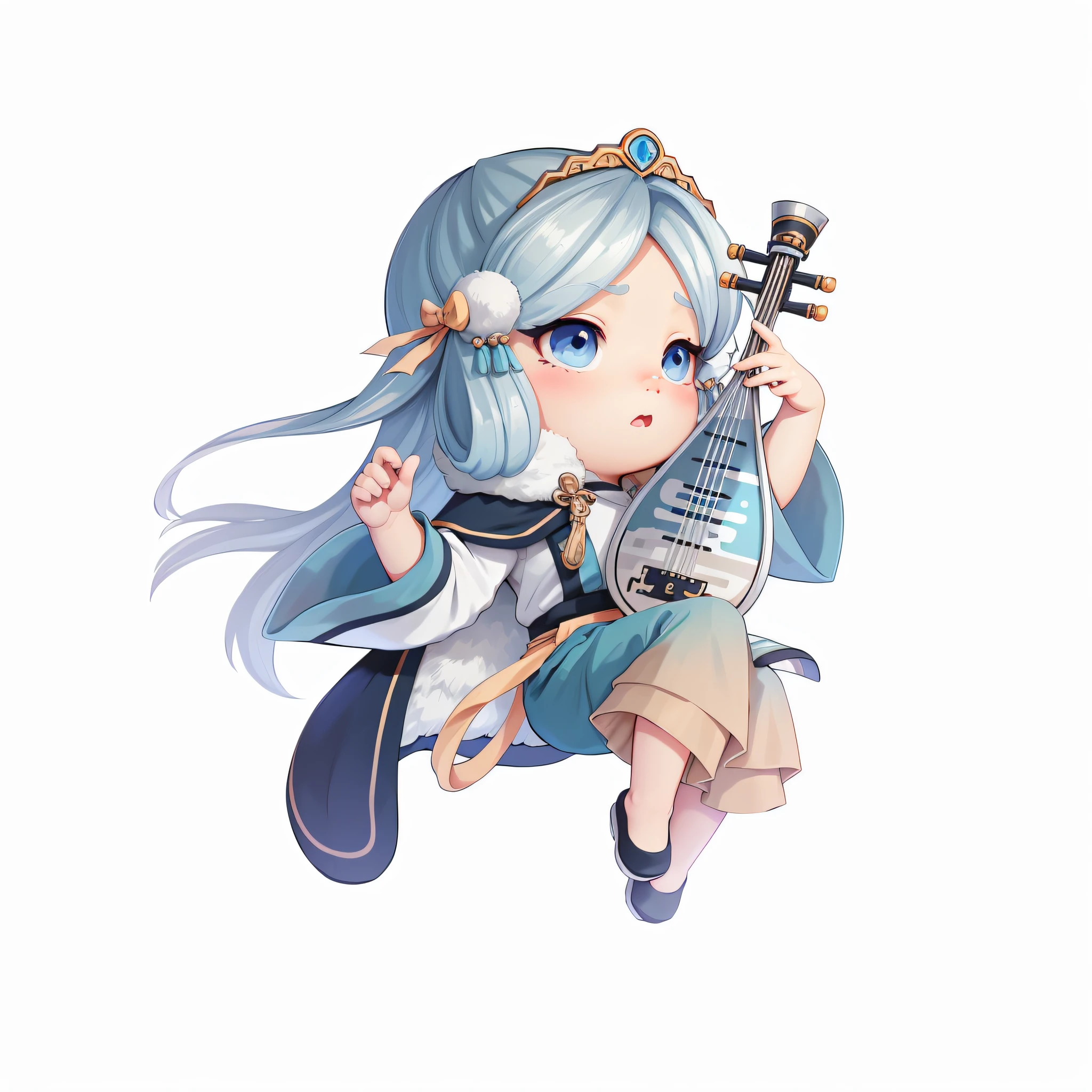 mtu，Zhuge Liang，Lupine towel，Simple art style