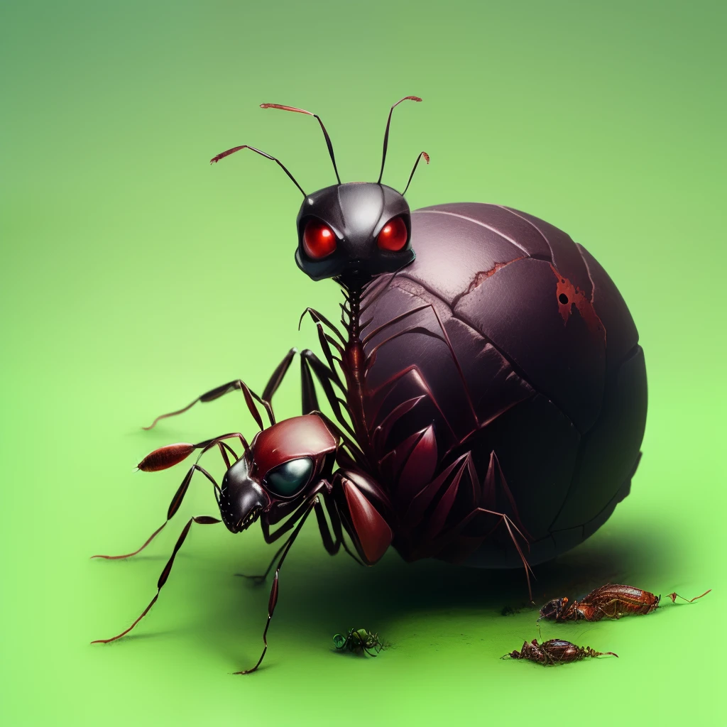 Cute zombie ant