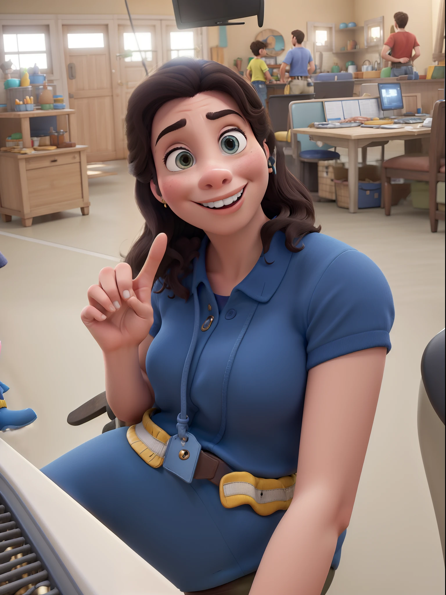 Obra-prima ao estilo Disney/Pixar in high quality and high resolution.