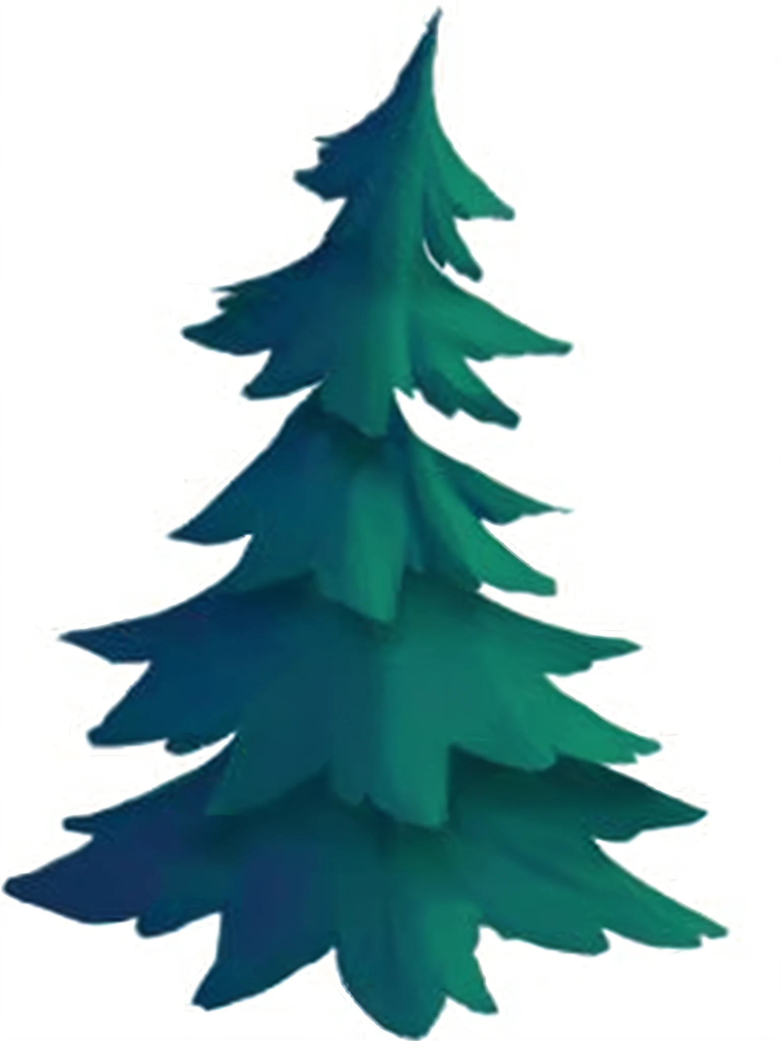 Close-up of green trees on white background, pines, Spruce trees on both sides, Spruce tree, Fir tree, pines symbol in the corners, lineless, a tall tree, pines, speedtree, Black fir, of the tree, Christmas tree, Evergreen, props containing trees, ultra detailed trees, Single pine, stylized illustration, Tall trees