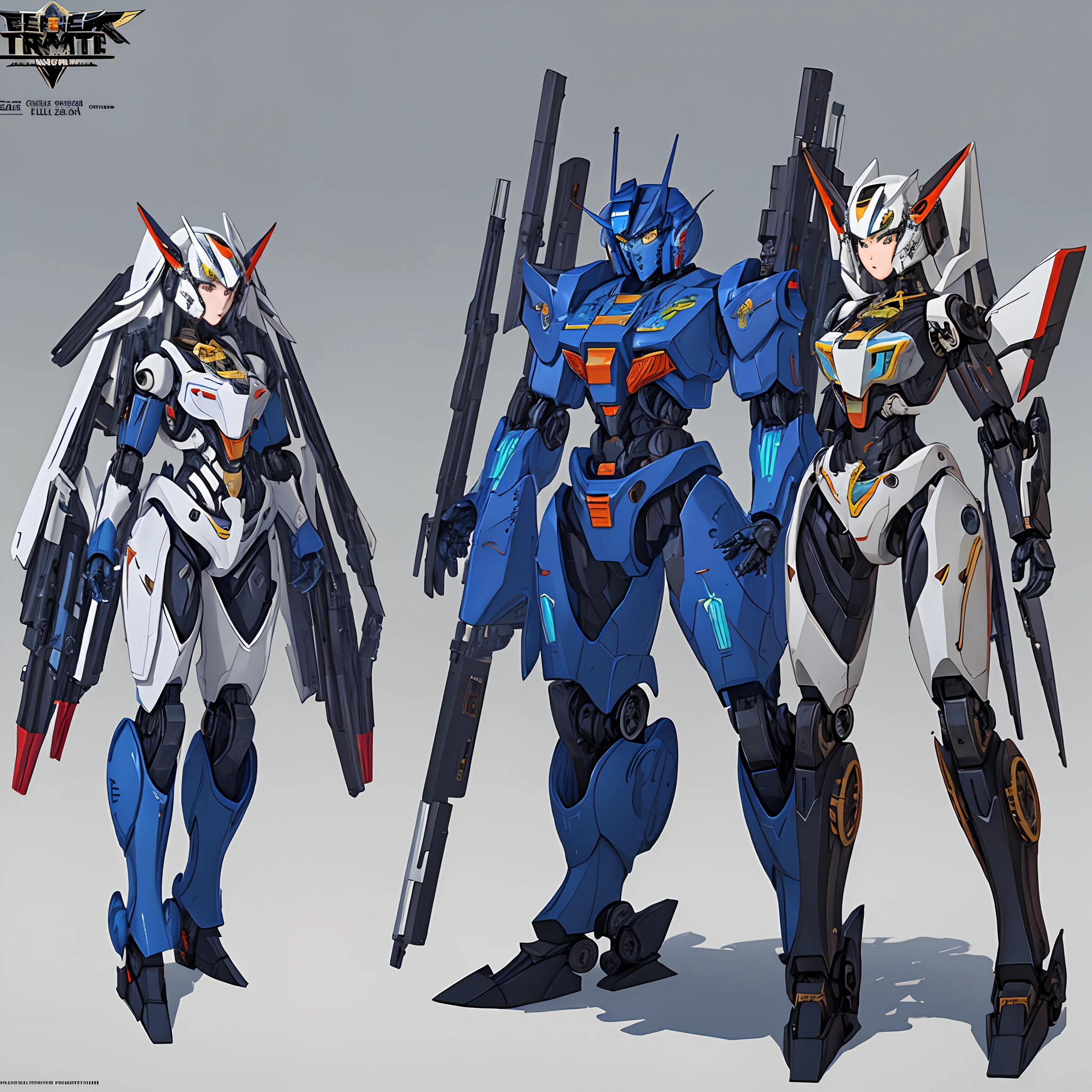 full bodyesbian,Three View,Mecha three views,mechs,Future mecha,Technologie,Transformers,HD8K,metalictexture,Whole body diagram,Virtual Engine,Game art,best illuminate,complete view,A sense of strength