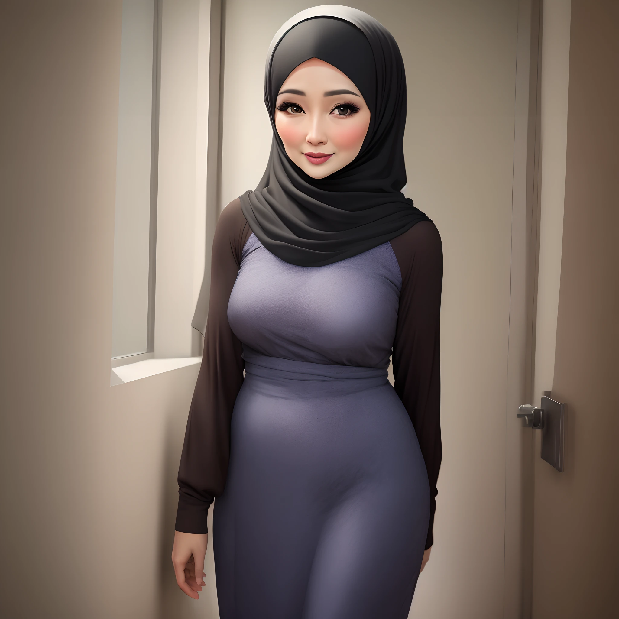 realistic hijab milf