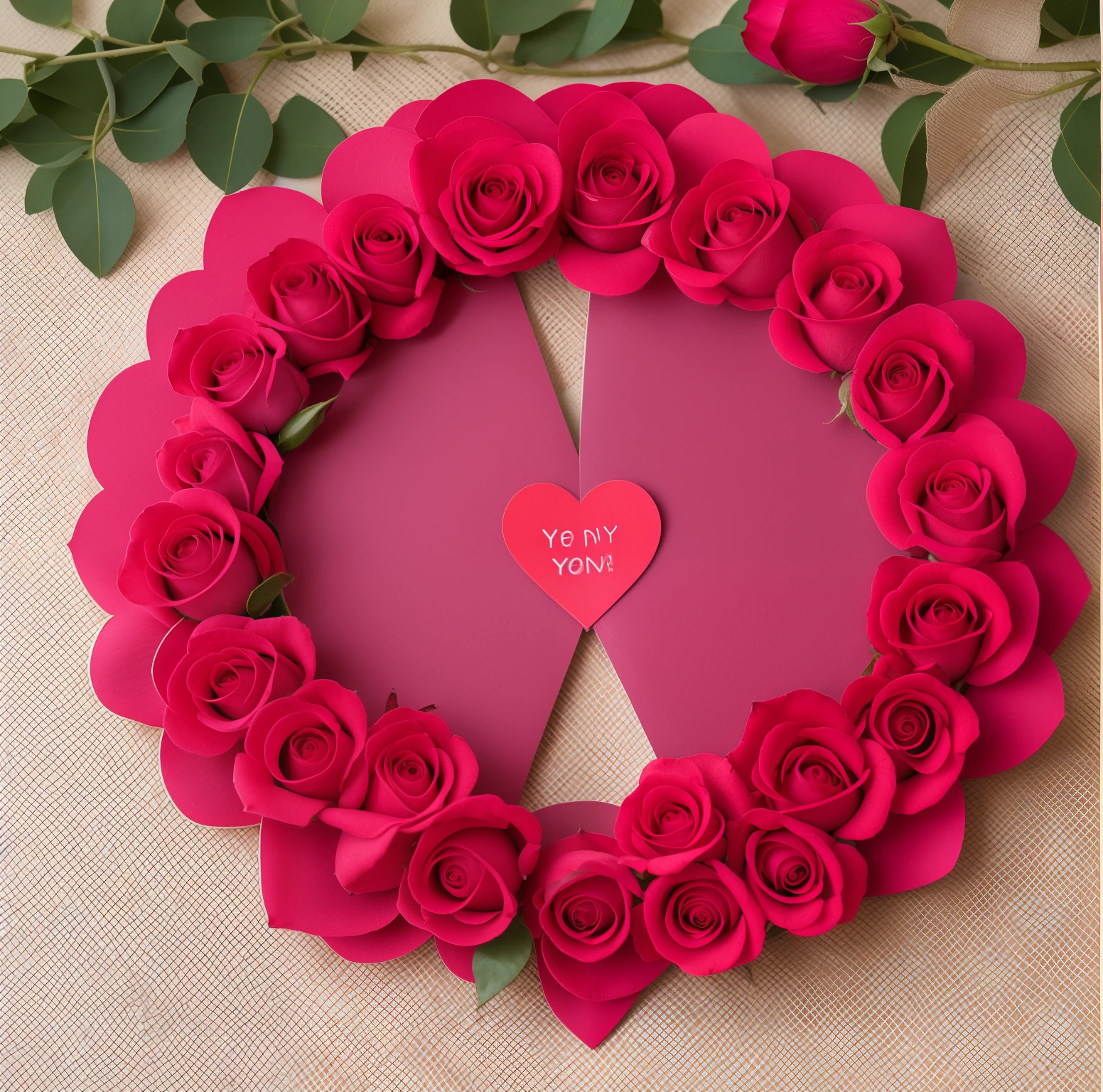 Valentine's Day greeting card,homosexuality,rosette