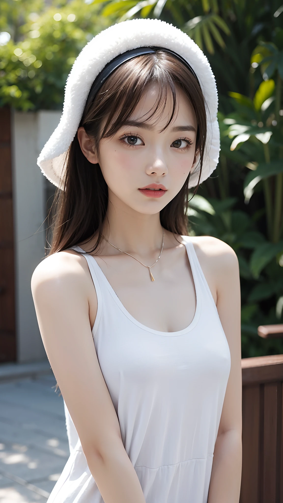 I don't wear anything、Naked upper body、beautiful skin、