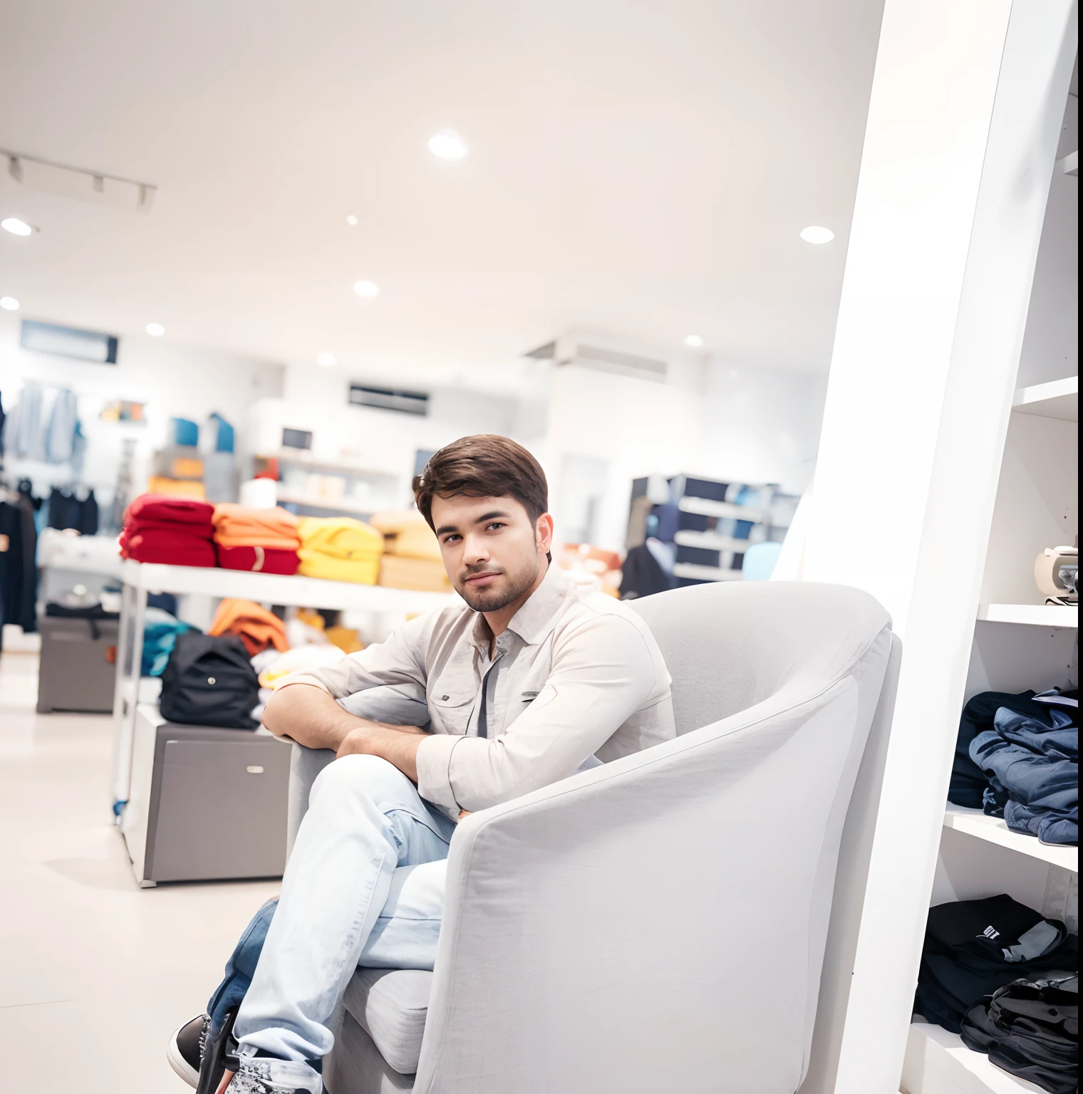 Change background and change the chair full HD 8 k quality