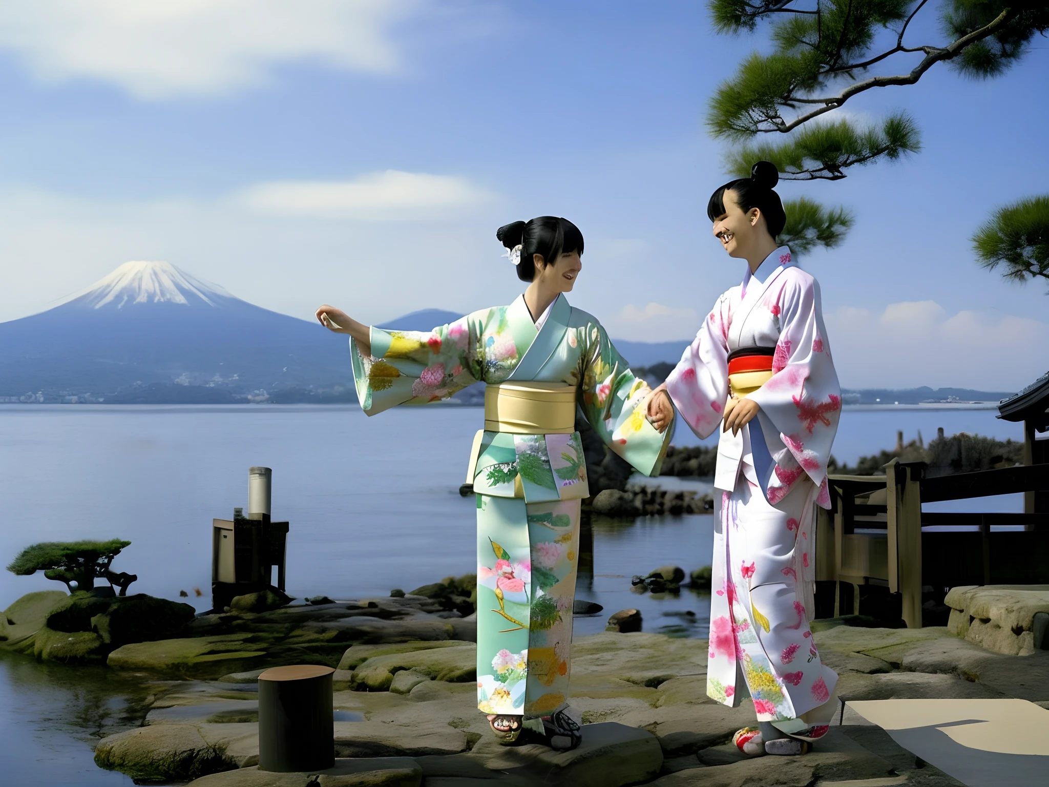 kimono、Japan people in their 20s