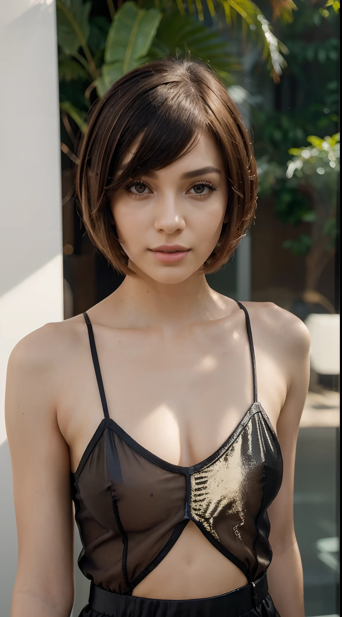 (best quality,4k,8k,highres,masterpiece:1.2),ultra-detailed,(realistic,photorealistic,photo-realistic:1.37),bob haircuts,beautiful detailed hair,professional hair stylist,female hairstyles,fashionable hairstyle,contemporary hairstyle,trendy hairstyle,bob hairstyles collection,precision cutting,perfectly symmetrical,sharp lines,smooth texture,graduated bob,inverted bob,chin-length bob,asymmetrical bob,french bob,blunt bob,bob with bangs,undercut bob,vibrant colors,shiny highlights,gorgeous reflection,glossy finish,flawless finish,studio lighting,dynamic angles,soft shadows,airy atmosphere,lush garden background,playful poses,confident expressions,sophisticated outfits,fashionable accessories,stylish makeup,graceful demeanor,modern setting,feminine charm,artistic composition,innovative styling,personalized haircuts,luxurious salon