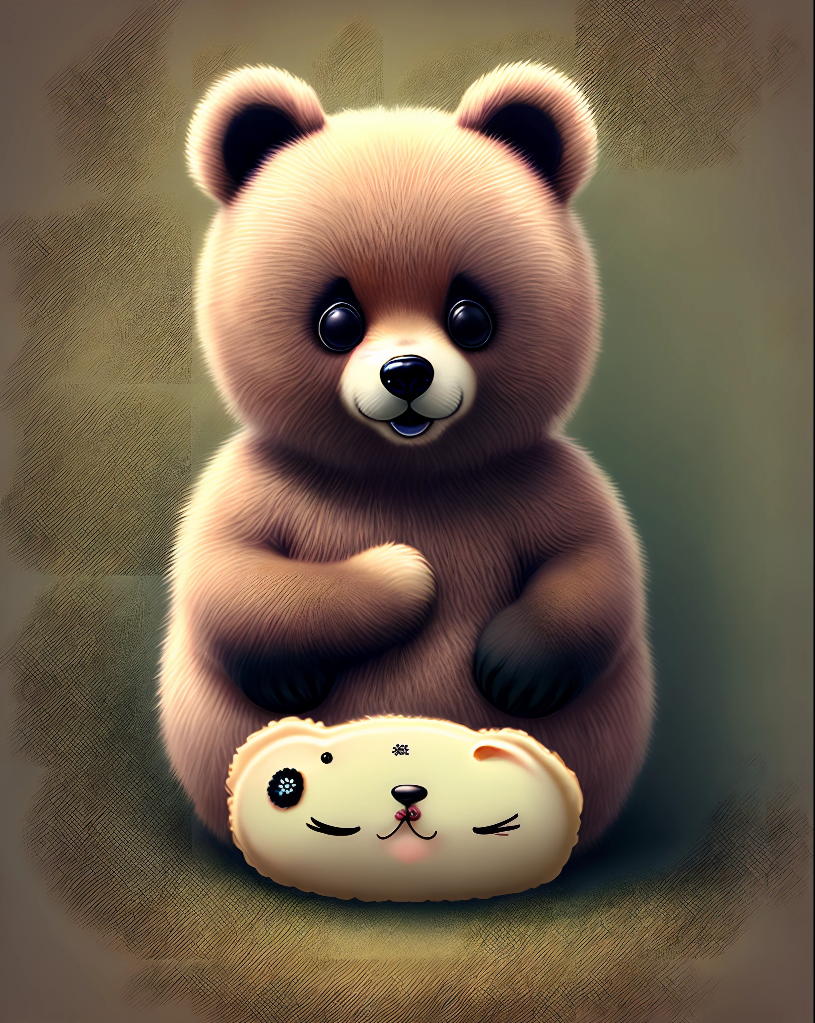 bear、cute little