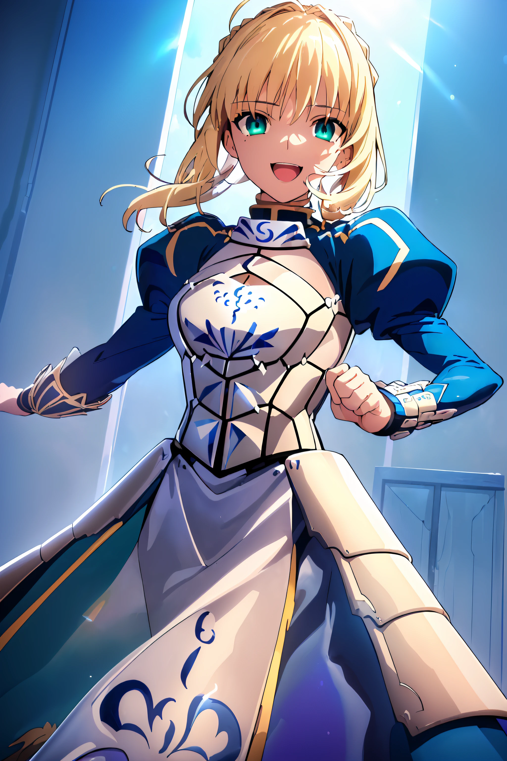 (top-quality:1.3), (masterpiece:1.4),(Anatomically correct), (Full limbs),(complete fingers),(Precise fingertips), (Fine details),(8K),Photorealista, (Best Quality), (awardwinning, Textured skin),(Super Detail),(90s Anime, 9 0s Anime, 9 0 s anime style,anime cels, cel shaded anime),1little girl, (Artorian Pendragon:1.52 \(fates\):1.52), cleavage, (Excalibur \(fates/Staynight\), eyes focus,(Masterfully crafted Glow,Sky Blue Lens Flare:1.7), (Cinematic background), Hyper-detailing, (delicate detail), (intricate detailes), octane renderings, nffsw, (Hyper-detailing:1.15), (softlight:1.2), 1girl in, beautiful a girl, ultradetailed eyes, Plump, A thick, Rainbow Paint Drop,(super model:1.3), Paint Teardrop, Woman made up of paint, entirely paint, Splat, Splash, Indoors,(Bioluminescent hair:1.1),(radiant eyes),((make - up)),(Cinematic Masterpiece),intensely,Powerful,splashes of colour absolutely eye-catching,(Cinematic headlight),((coustics)),dynamic ungle,beautiful detailed brilliance,Ambient Occlusion,ambient lights,ray trace reflection,(The best lighting、extremely delicate and beautiful),((ciinematic light)),(joyous expression:1.52)