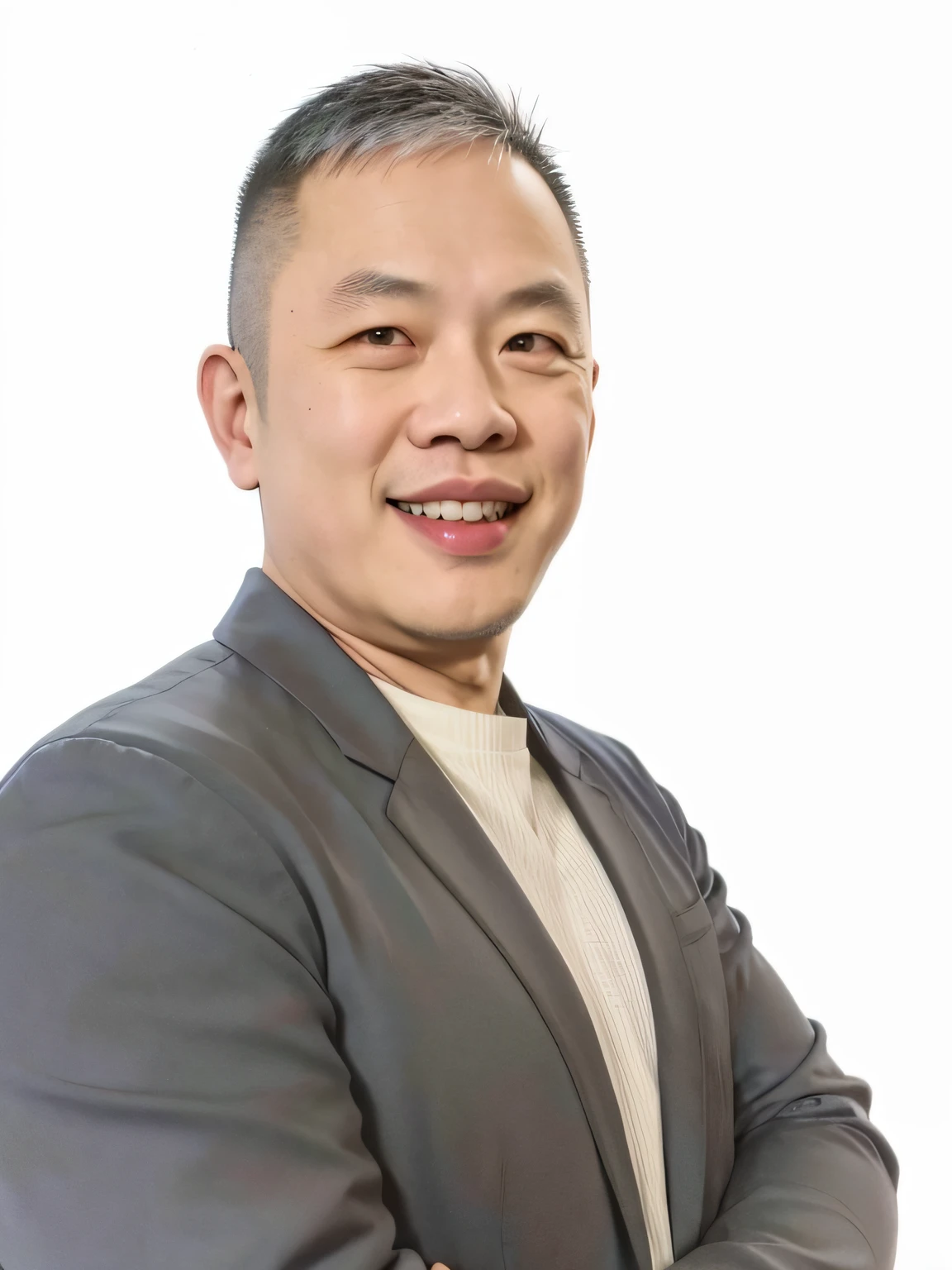 arafed man in a gray jacket and white shirt smiling, peter chan, jim cheung, victor ngai, dzung phung dinh, jeremy cheung, kakar cheung, peter xiao, bao pham, darren quach, hoang long ly, david luong, eichiro oda, kevin hou, ken wong, steve zheng