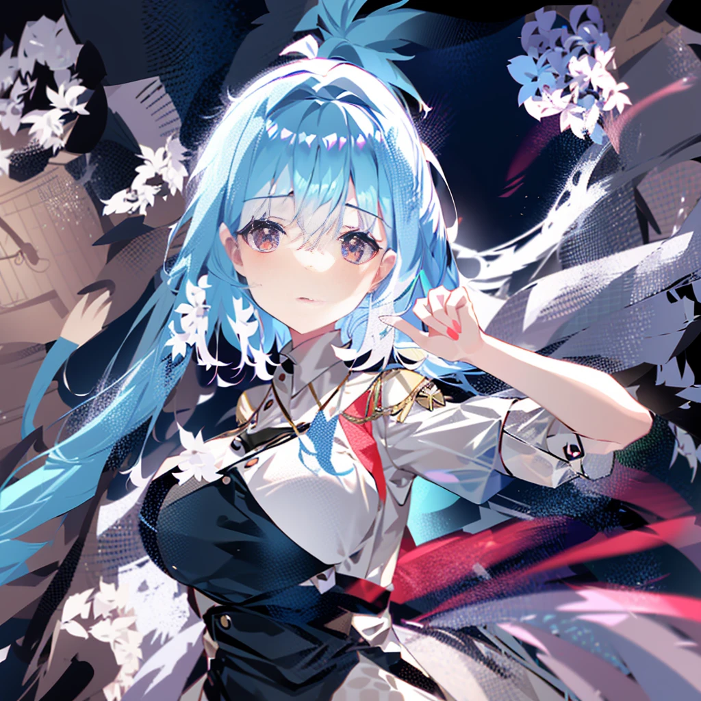anime girl with big breast posing in a room with a window, Seductive Anime Girl, from girls frontline, azur lane style, Trending on ArtStation pixiv, from arknights, Fine details. girls' frontline, best anime 4k konachan wallpaper, beautiful alluring anime woman, Top Rated on pixiv, girls frontline style, pixiv 3dcg