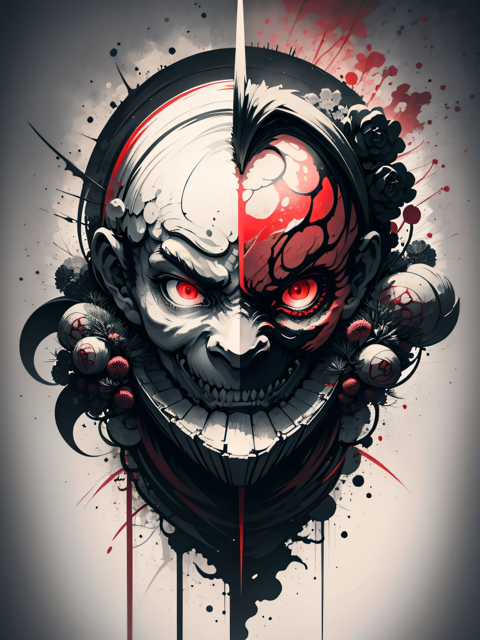Shaco League of Legends in the style 0mib