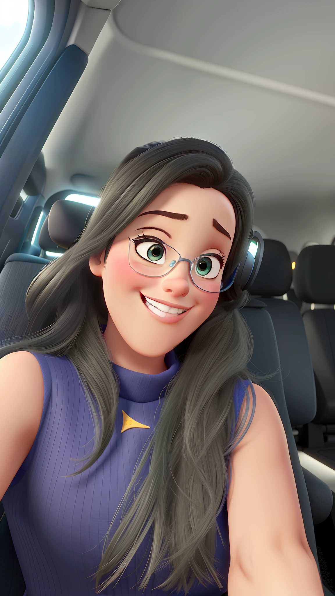 Mulher no estilo disney/pixar. Alta quakidade e melhor qualidade.