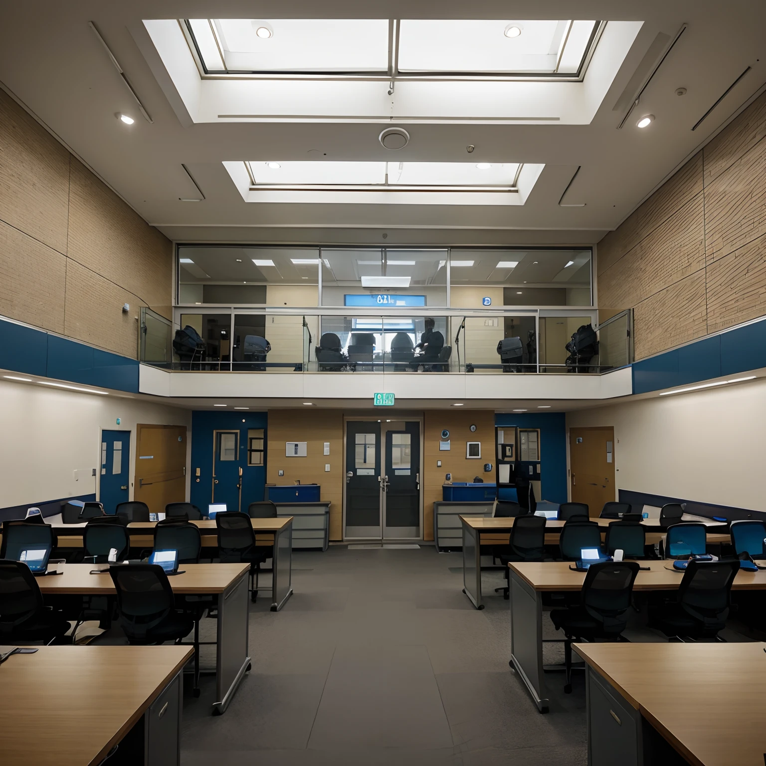 Interior of a police station in London scenery, boa qualidade