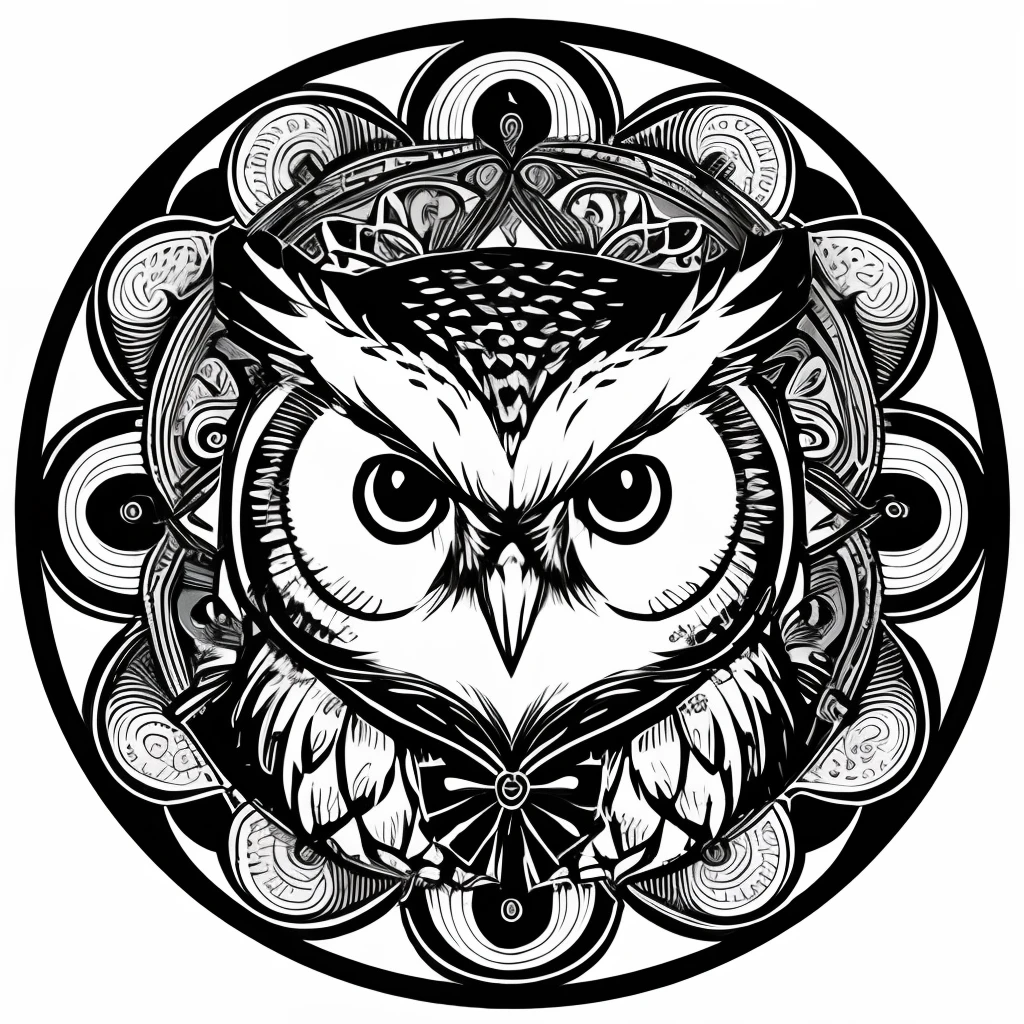 Owl face