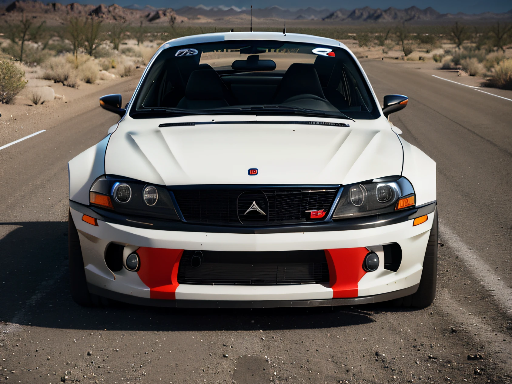 1 car, rally car, fast car, desert, liveries, ultra sharp image, high definition, cinematic lighting, high resolution, high quality, 8k, neoprene, ultra sharp focus