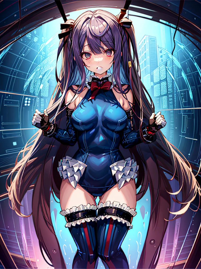 (1girl in, (digital) ( (Inside the torture chamber), medium breasts, (fril swimsuit, thighs thighs thighs thighs, Detached sleeves)) , Best Quality, marierose,、Hypnorola
Eyes in the sky、1girl in,Emotionless facial expressions,,Return blood