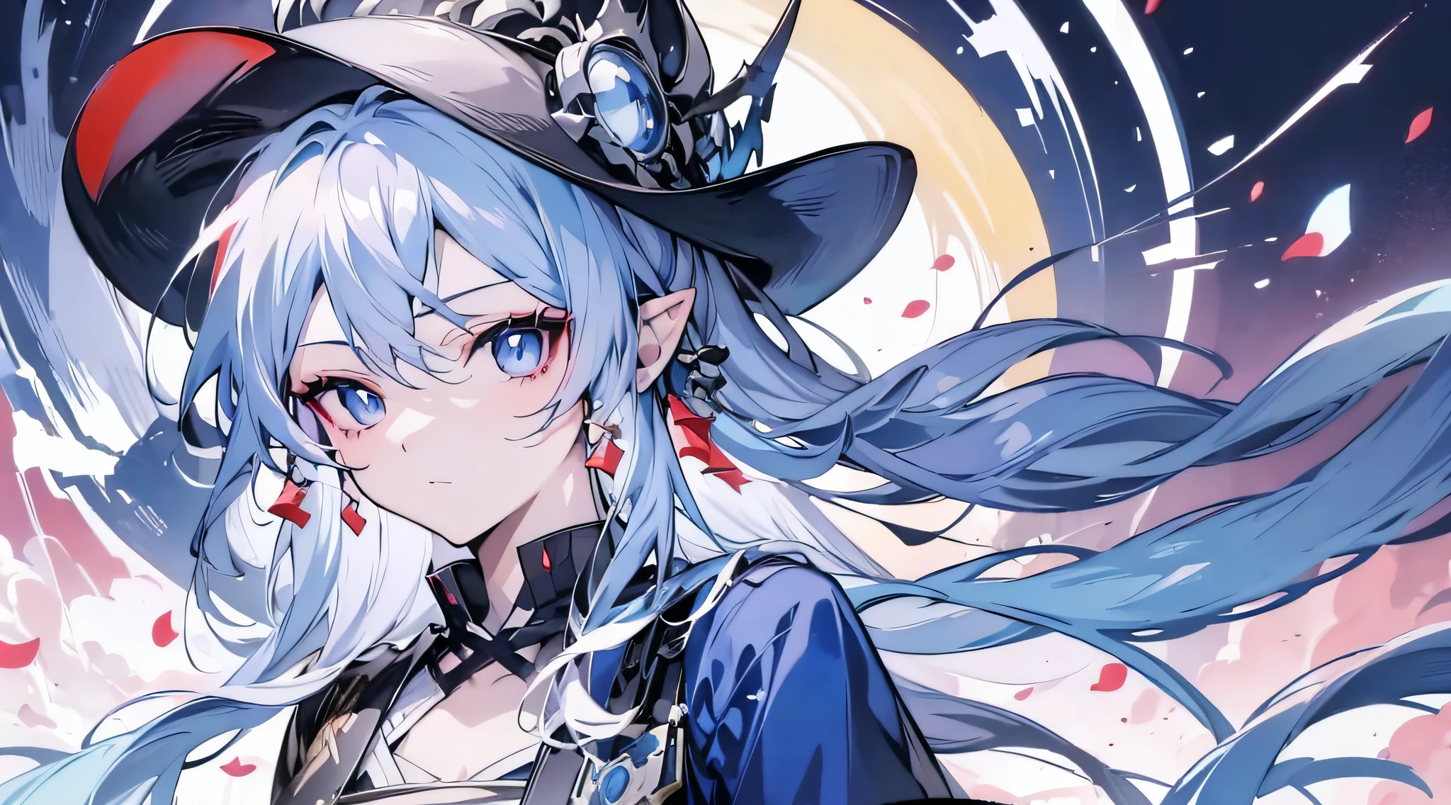 anime - style image of a woman with Hat and Dress in a field, Detailed Face high resolution face, best anime 4k konachan wallpaper, anime art wallpaper 8 k, anime art wallpaper 4k, anime art wallpaper 4 k, from arknights, 4 k manga wallpaper, anime style 4 k, anime wallpaper 4k, 4k anime wallpaper, anime wallpaper 4 k