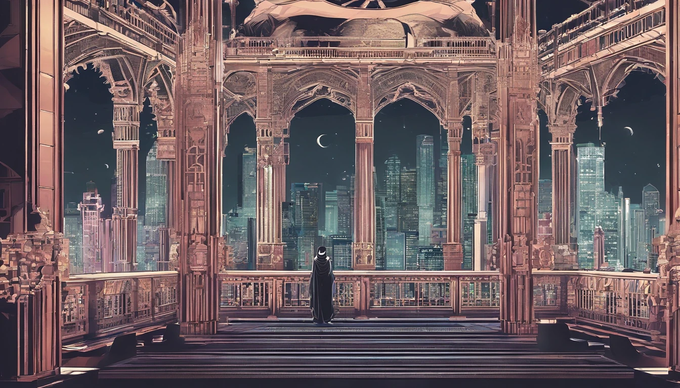 Gothic city of the Necro、Face that is、Face that is、Face that is、Face that is、Face that is、It's a testament to its haunting beauty and creepiness,A testimony of civilization's deep reverence for death and the afterlife. Its architecture incorporates a dark aesthetic, intricate designs, And the mystery of the afterlife. Below is a visual description:
Cityscape:
As you approach the Gothic Necropolis City, You will be greeted by a vast metropolis enveloped in eternal twilight. Dark clouds loom overhead, Face that is、Face that is、Face that is、Face that is、Face that is、Face that is、It casts an ethereal glow on the pale and translucent buildings of the city. Cityscape in a desolate landscape, Towering spires, Ornate arches, Complex bridges spanning gaps between buildings.
architecture:
The building itself is、It is a mixture of Gothic and necromancy styles. turrets, minaret, Buttresses adorn the structure, Reach for the sky like a skeleton's fingers. These structures are mainly made of darkness, emissive material,It seems to absorb and emit a dim glow, otherworldly glow. The architecture combines grandeur and melancholy, It reflects the duality of the relationship between the dead and the dead.
Mausoleum-style mansion:
The dwellings of the city resemble mausoleums, Sculpture depicting an arched entrance and death scene, Leutentic, And cosmic energy. Balconies and terraces are decorated with stone carvings,It seems to come to life in the ever-changing twilight, Cast eerie shadows on the street below.(length hair)、(Red Dress Mini Skirt Type)、(Silhouette of a woman with long legs)