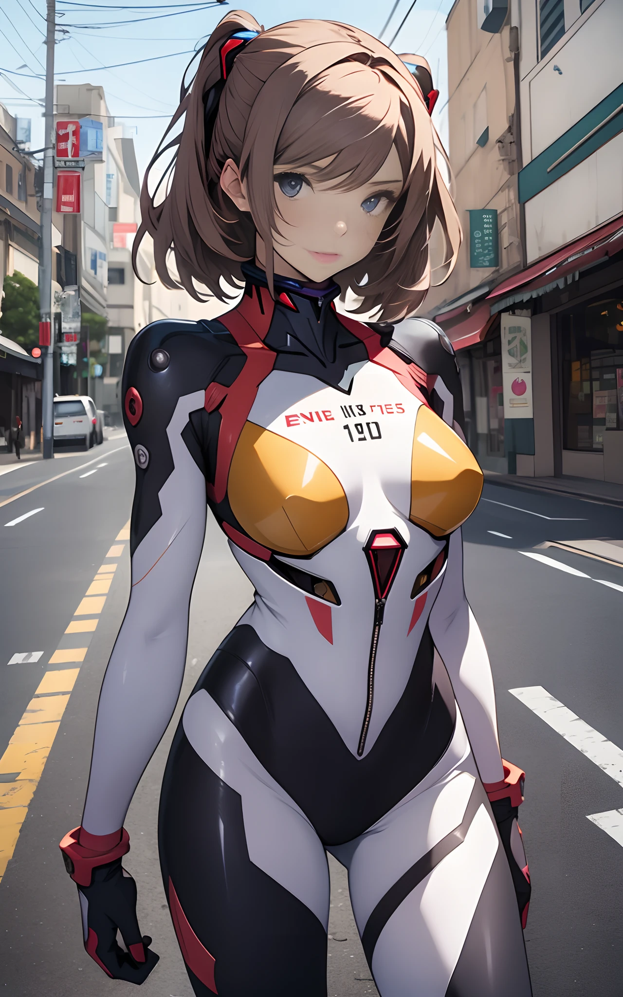 Evangelion Suit, Beautiful Girl, nijijourneyV51